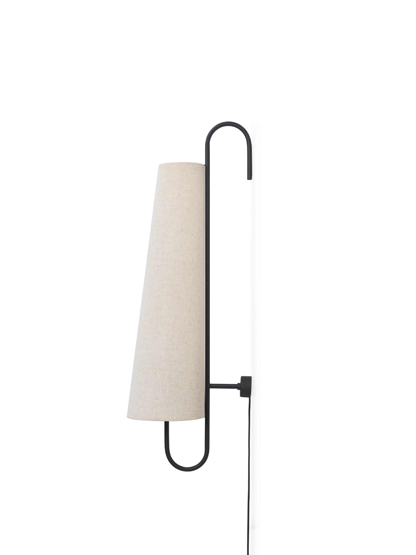 Ancora Wall Lamp - Black/Natural