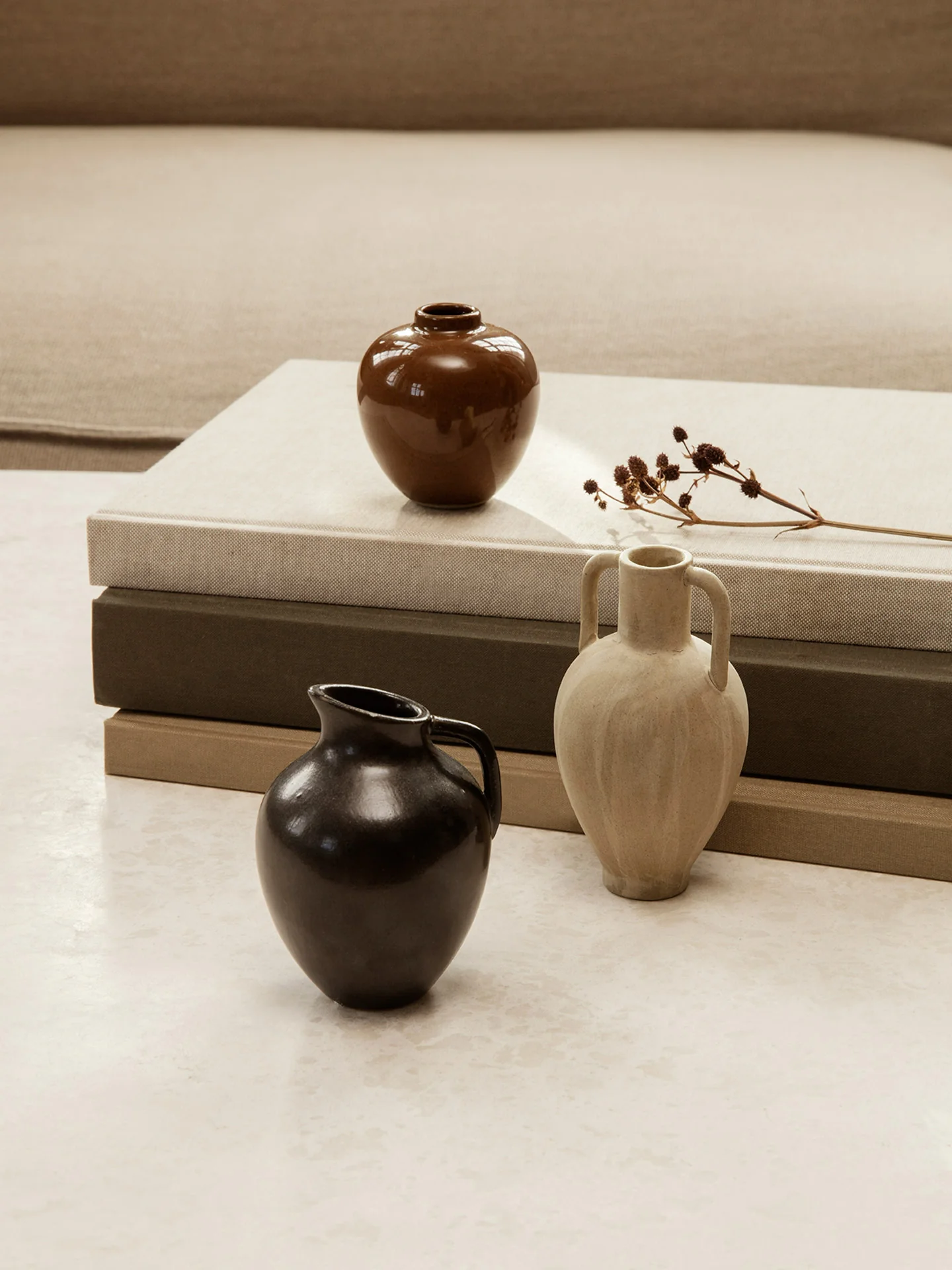 Ary Mini Vase - L - Sand - Image 2