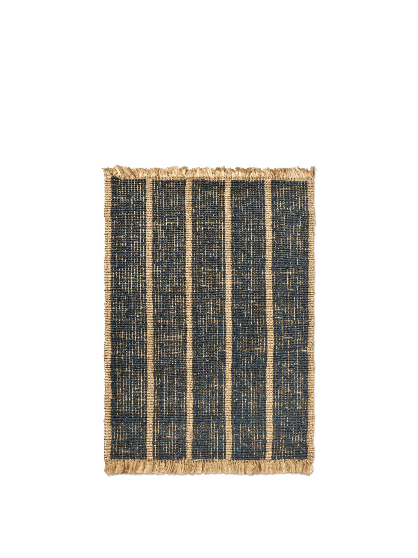 Athens Stripes Rug - Natural/Ink Blue - Image 4