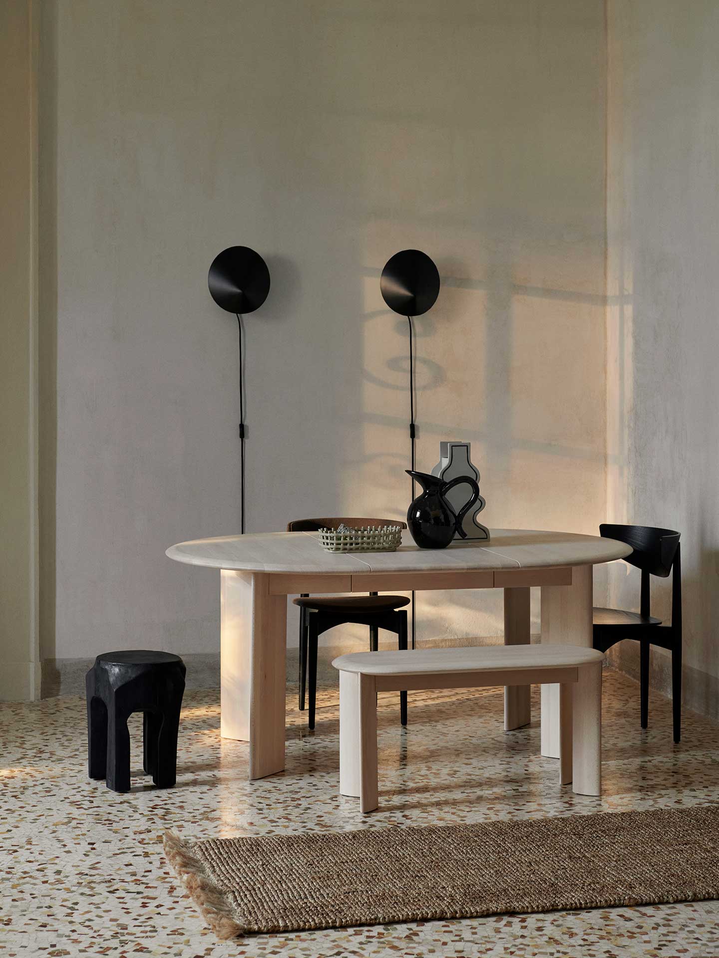 Bevel Bench - White Oiled Beech - Image 2