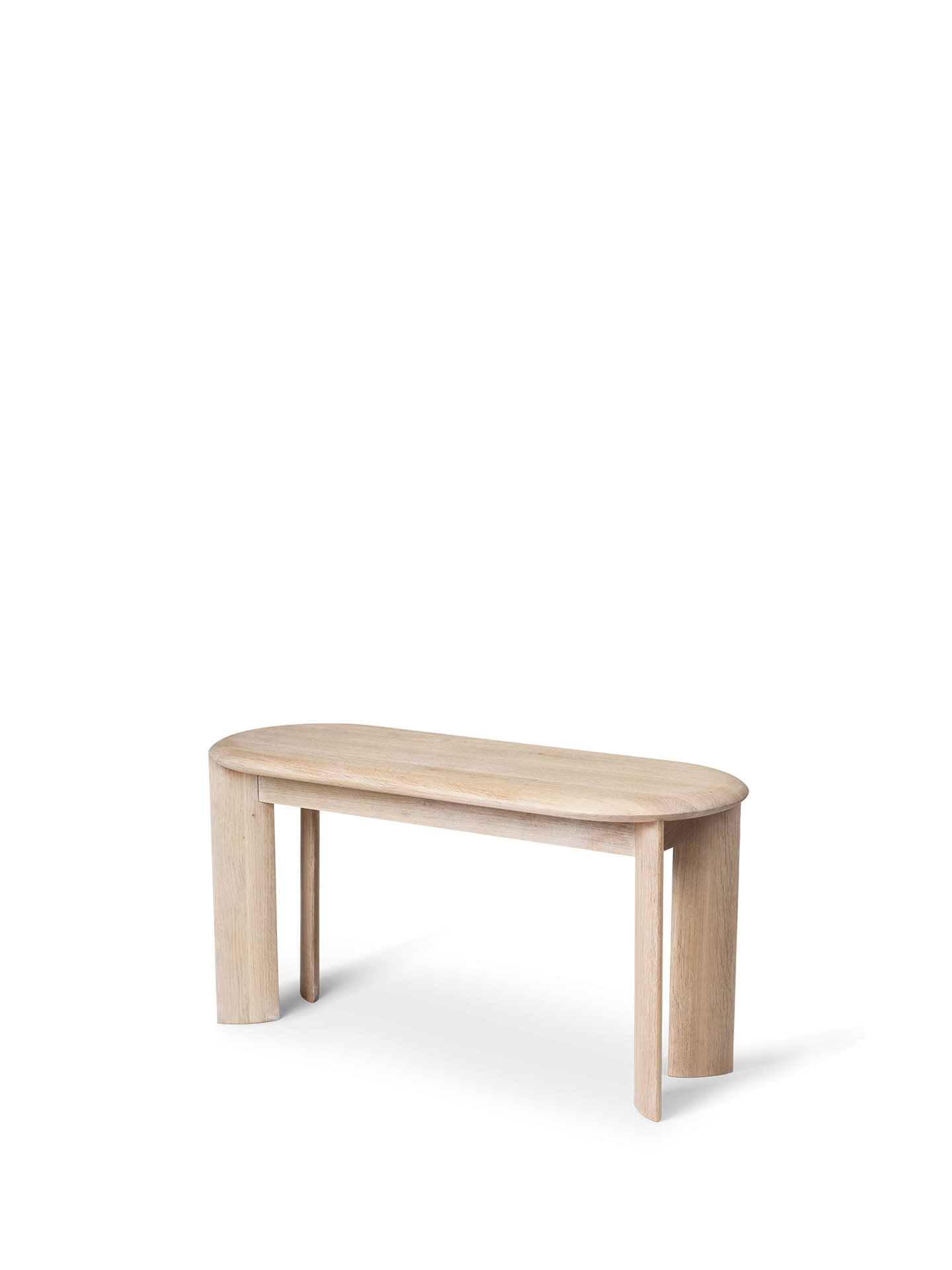 Bevel Bench - White Stained Oak - Image 2