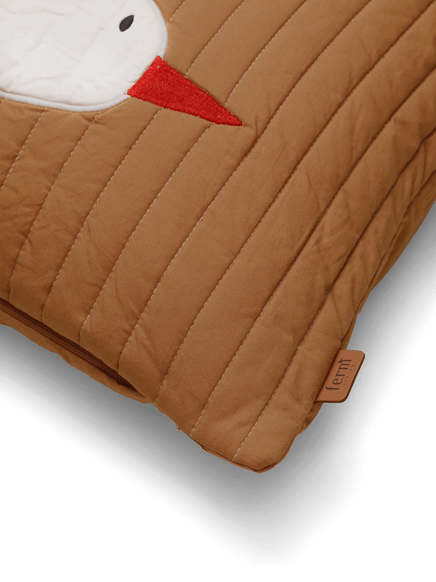 Bird Quilted Cushion Rectangular - Sugar Kelp - Image 3