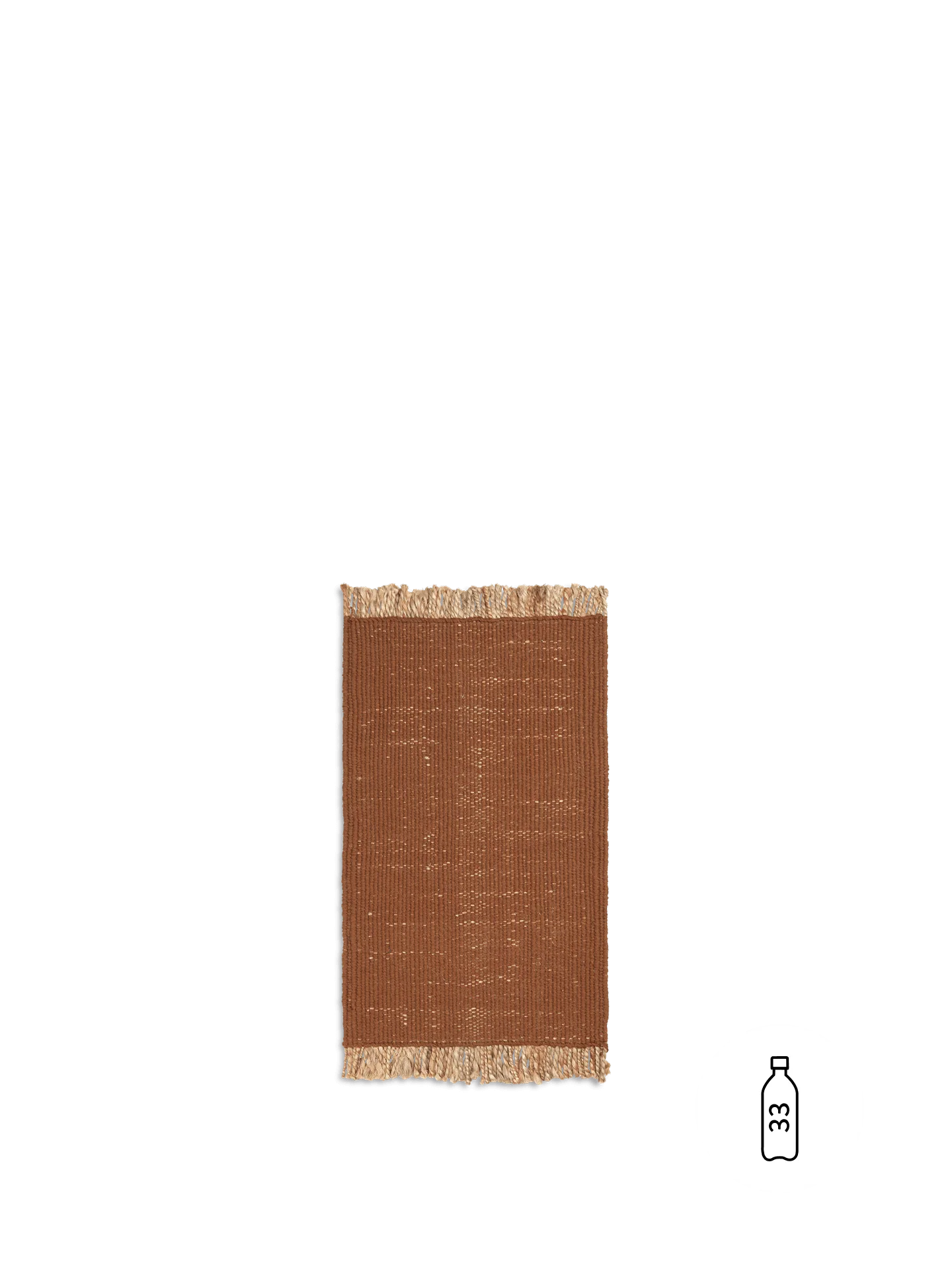 Block Mat - Dark Brick/Natural
