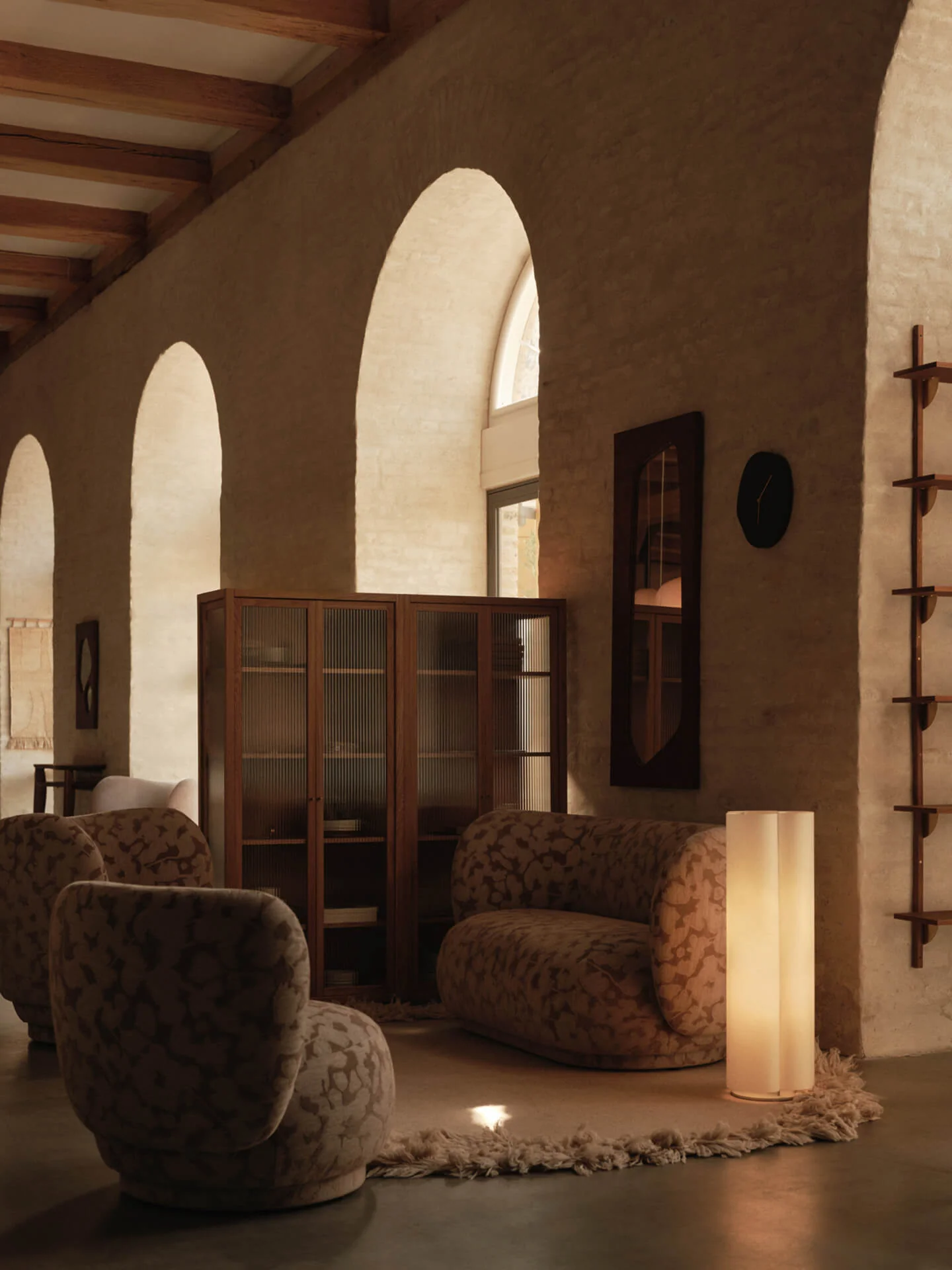 Boe Floor Lamp - Silver/Natural - Image 3