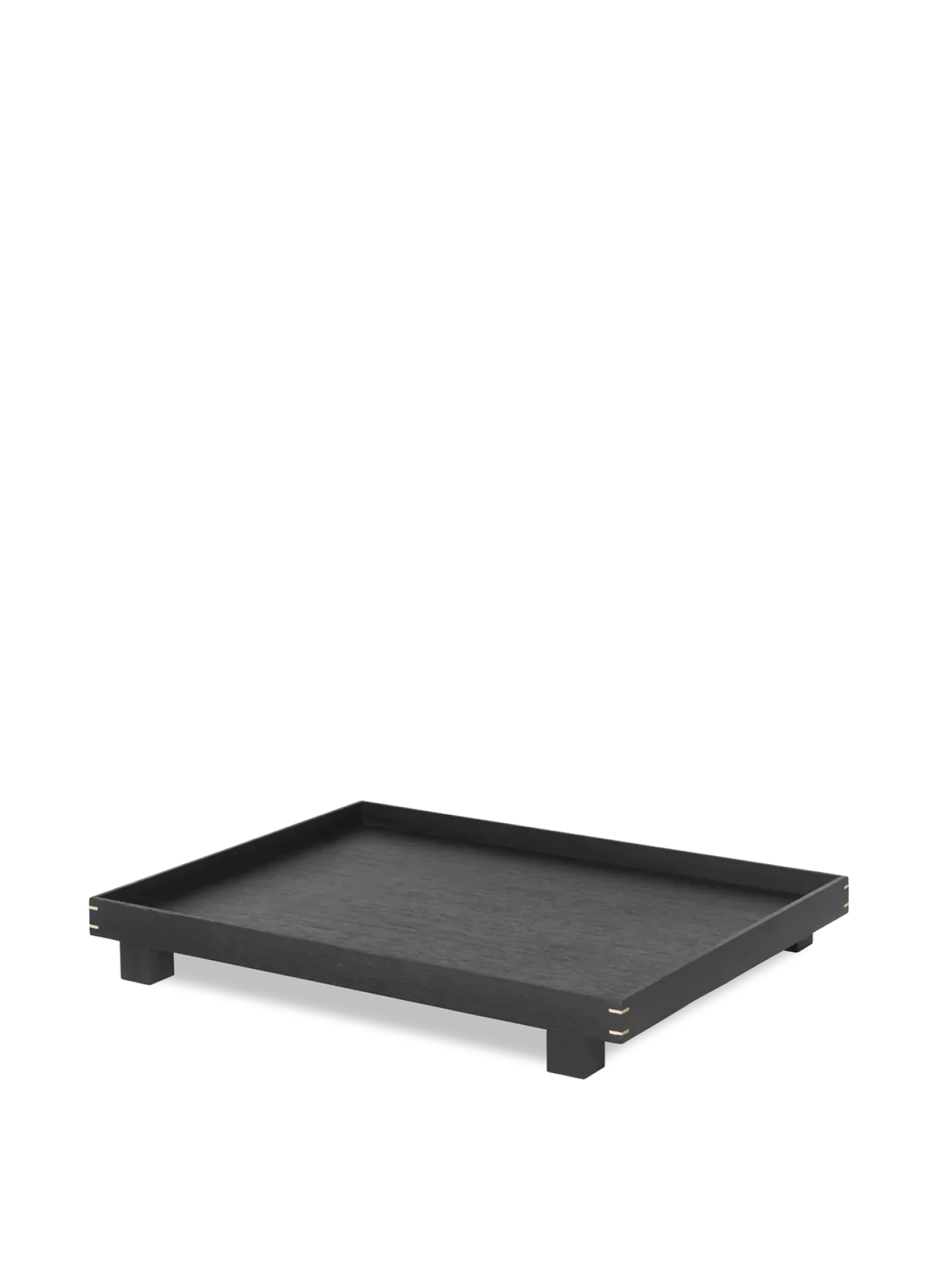 Bon Wooden Tray - Large - Black Painted Oak