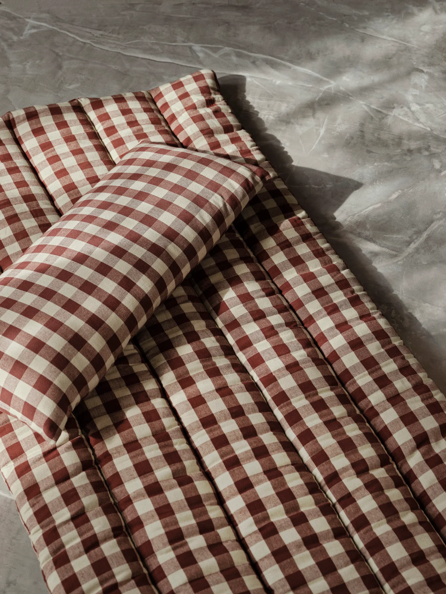 Bothy Check Cushion - Cinnamon/Grey Green - Image 2