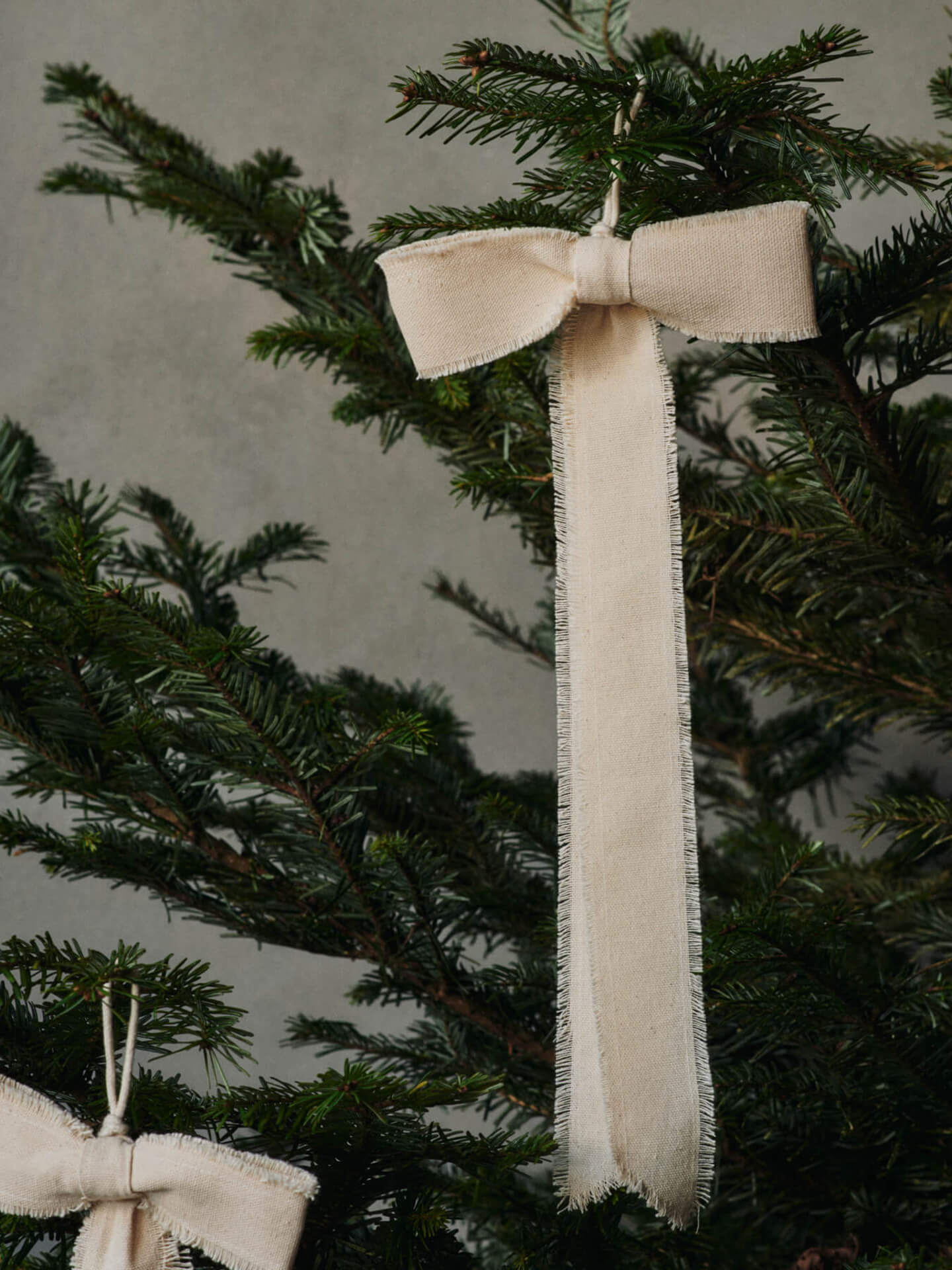 Bow Decoration - Small - Set of 2 - Natural - Image 2