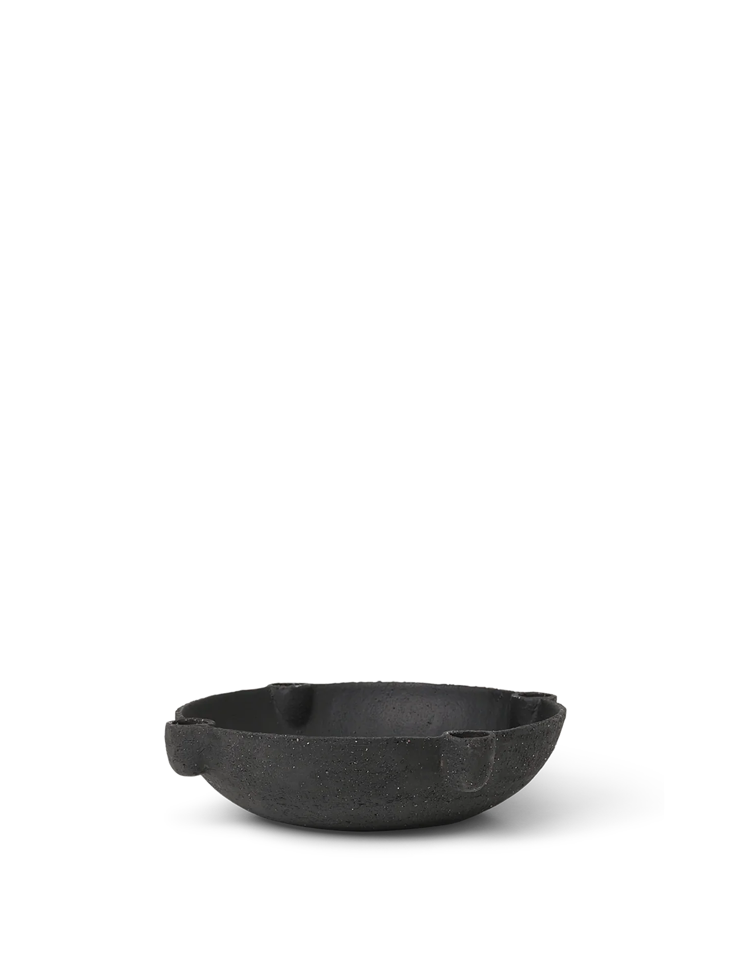 Bowl Candle Holder - Large - Ceramic - Dark Grey