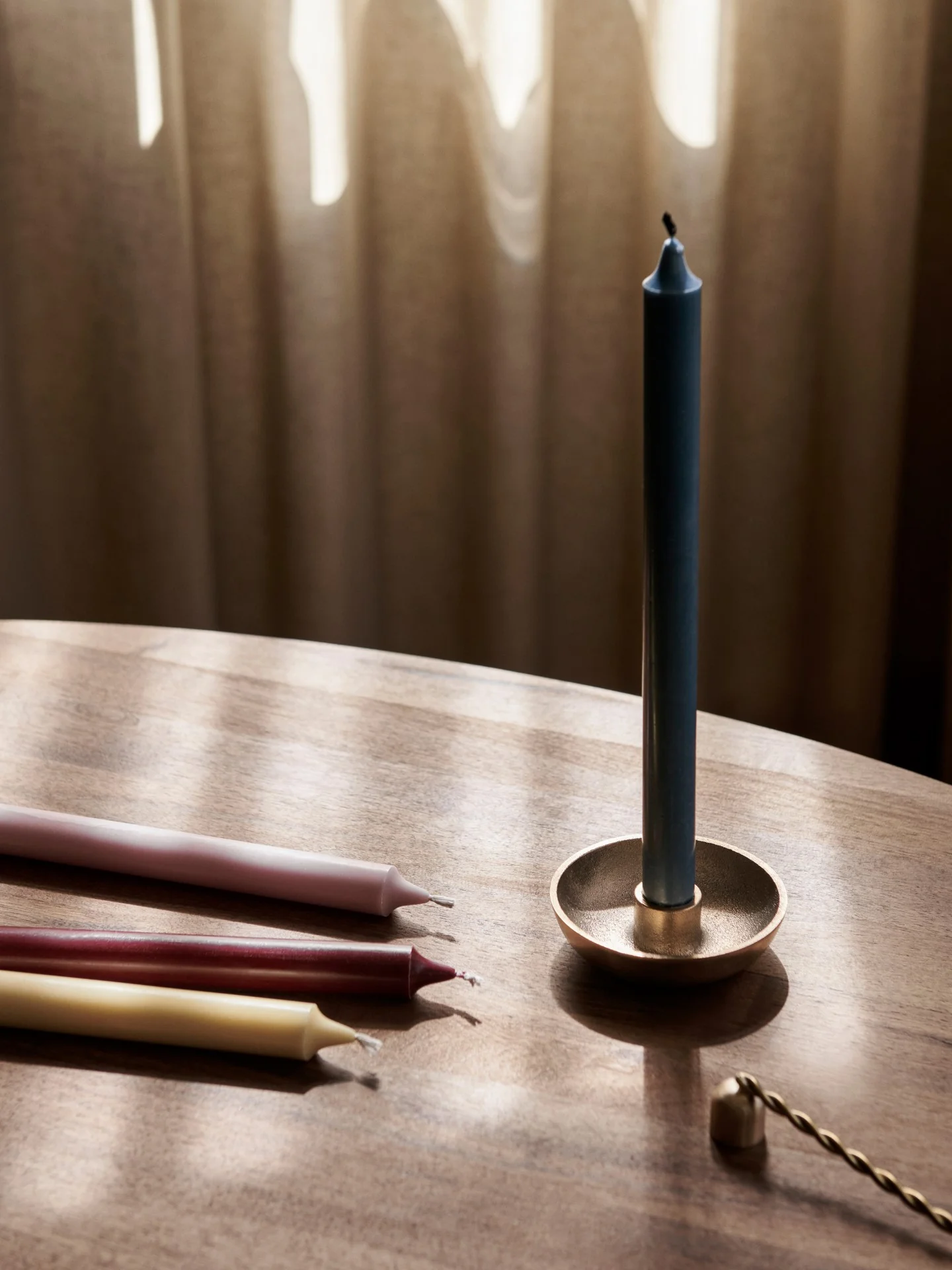 Bowl Candle Holder - Single - Brass - Image 2