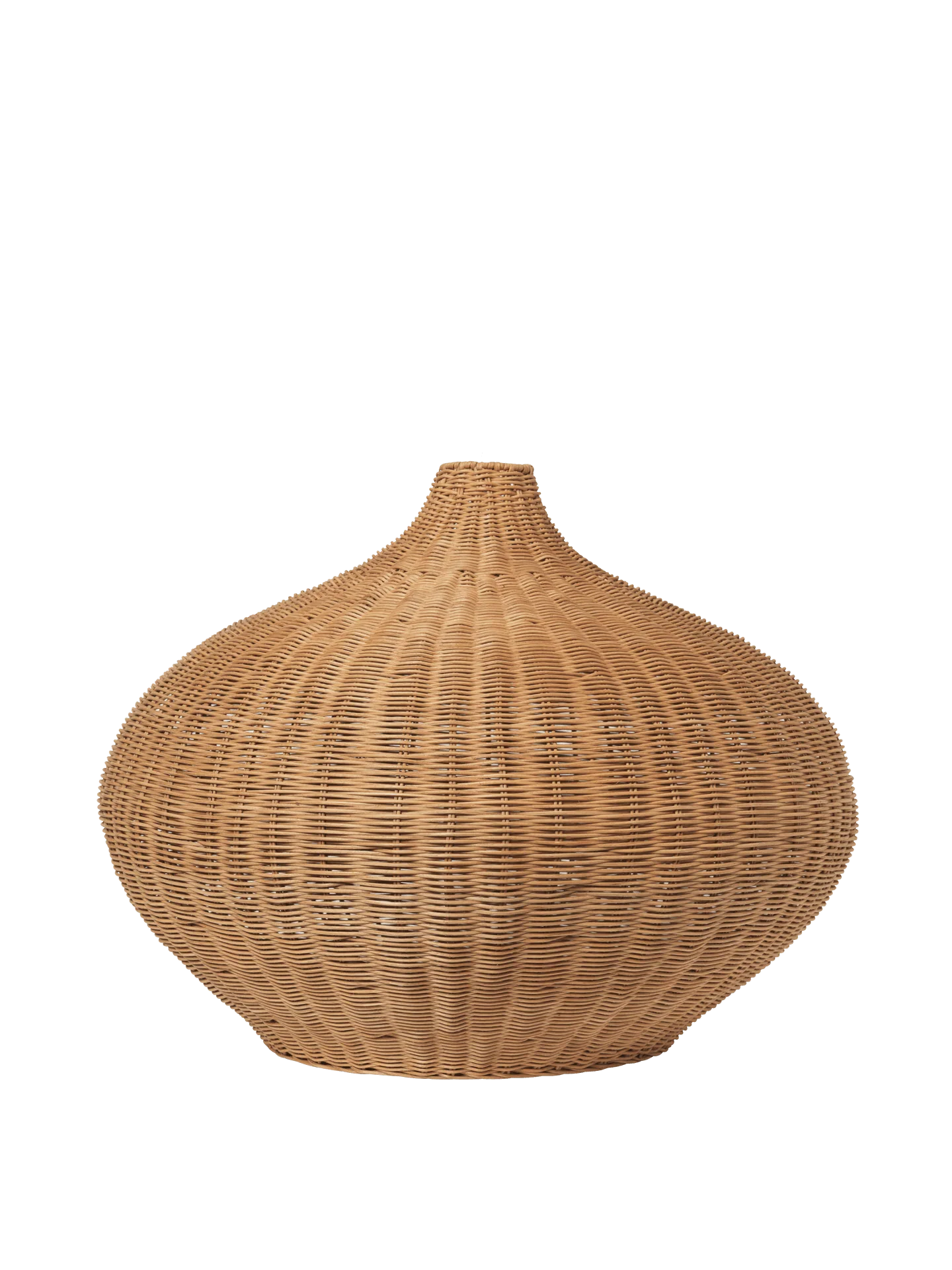 Braided Lampshade - Belly - Natural
