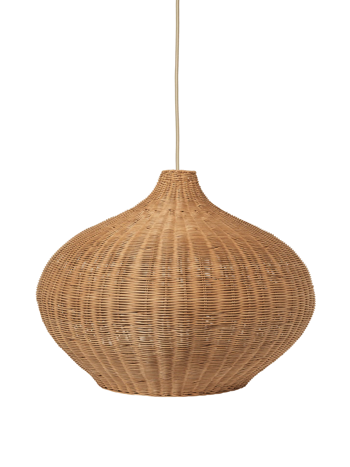 Braided Lampshade - Belly - Natural - Image 2