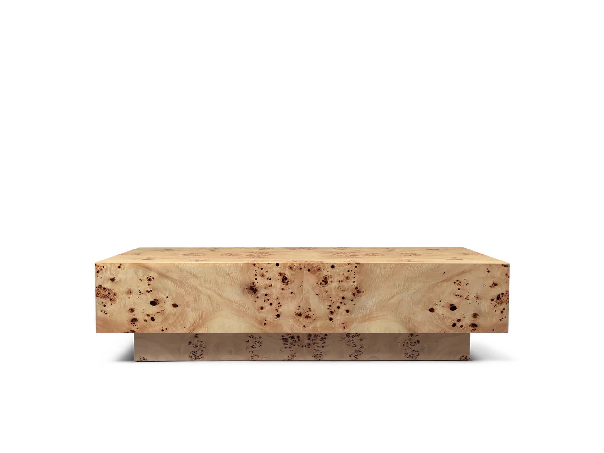 Burl Coffee Table - Natural