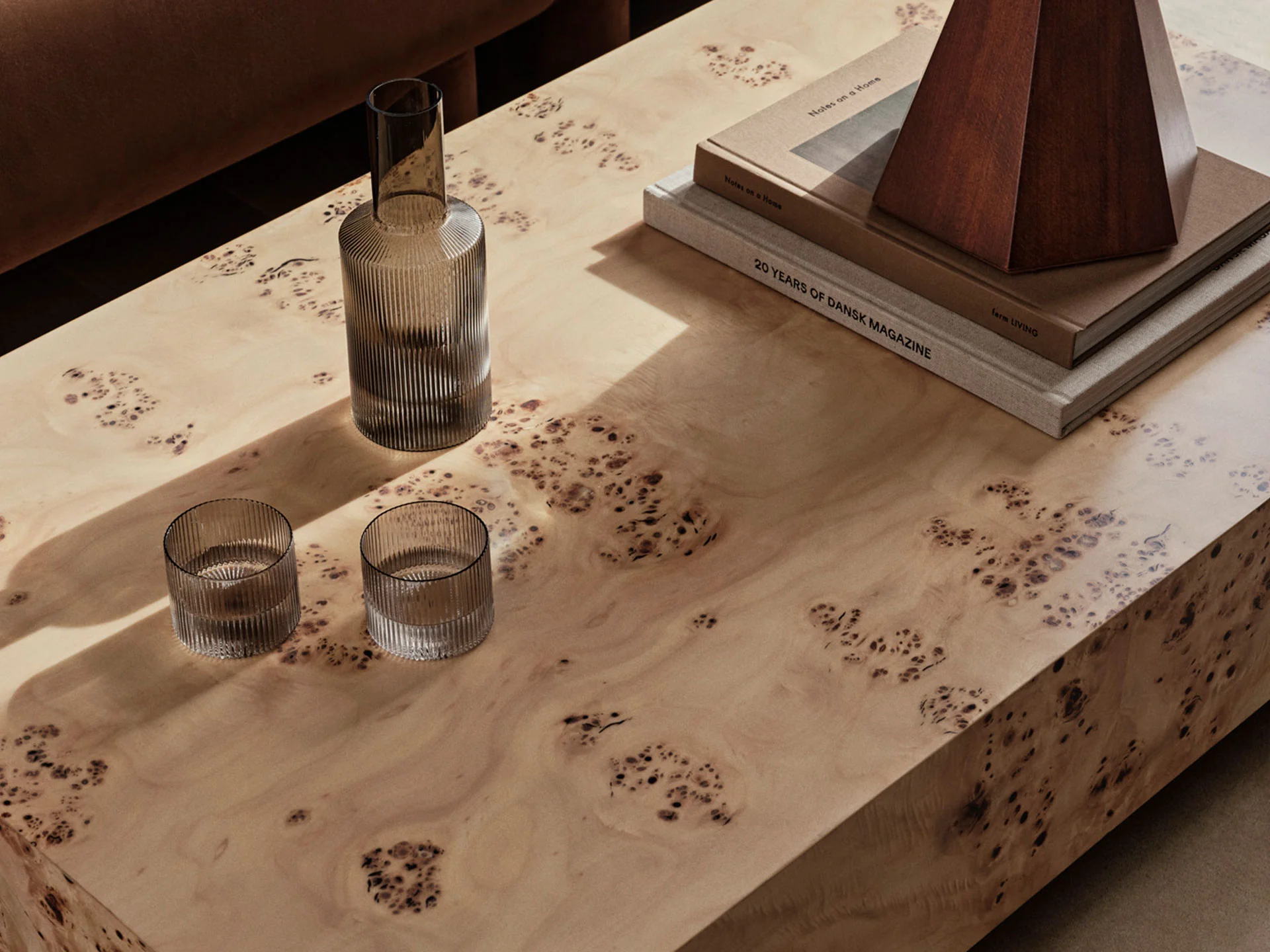 Burl Coffee Table - Natural - Image 2