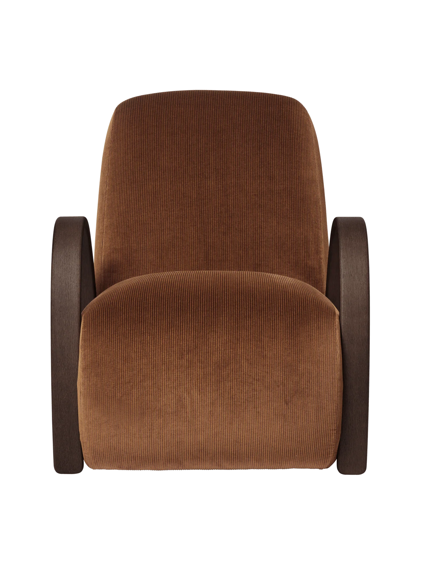 Buur Lounge Chair - Devoré Velvet - Rust - UK - Image 3