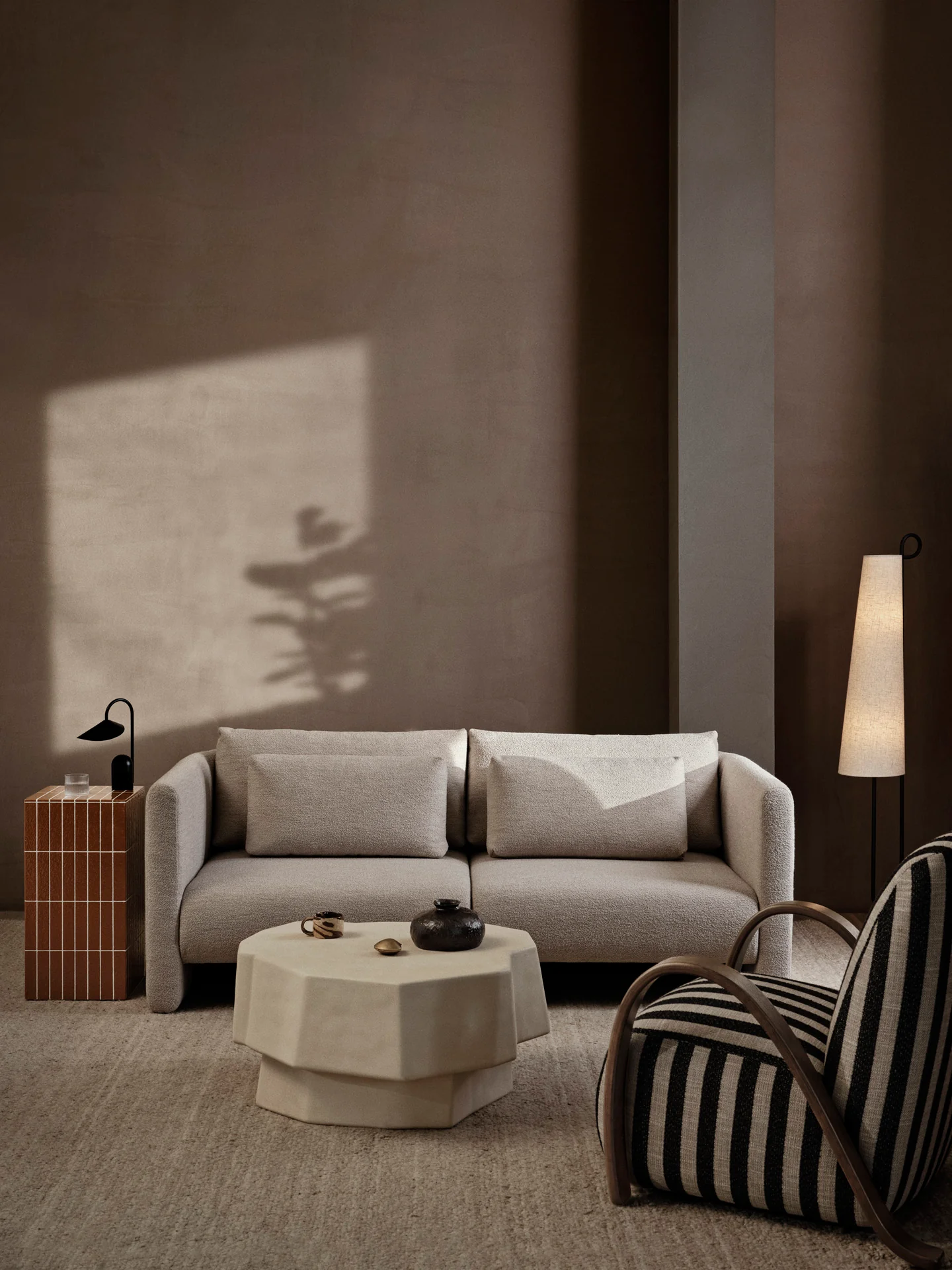 Buur Lounge Chair - Louisiana - Sand/Black - UK - Image 3