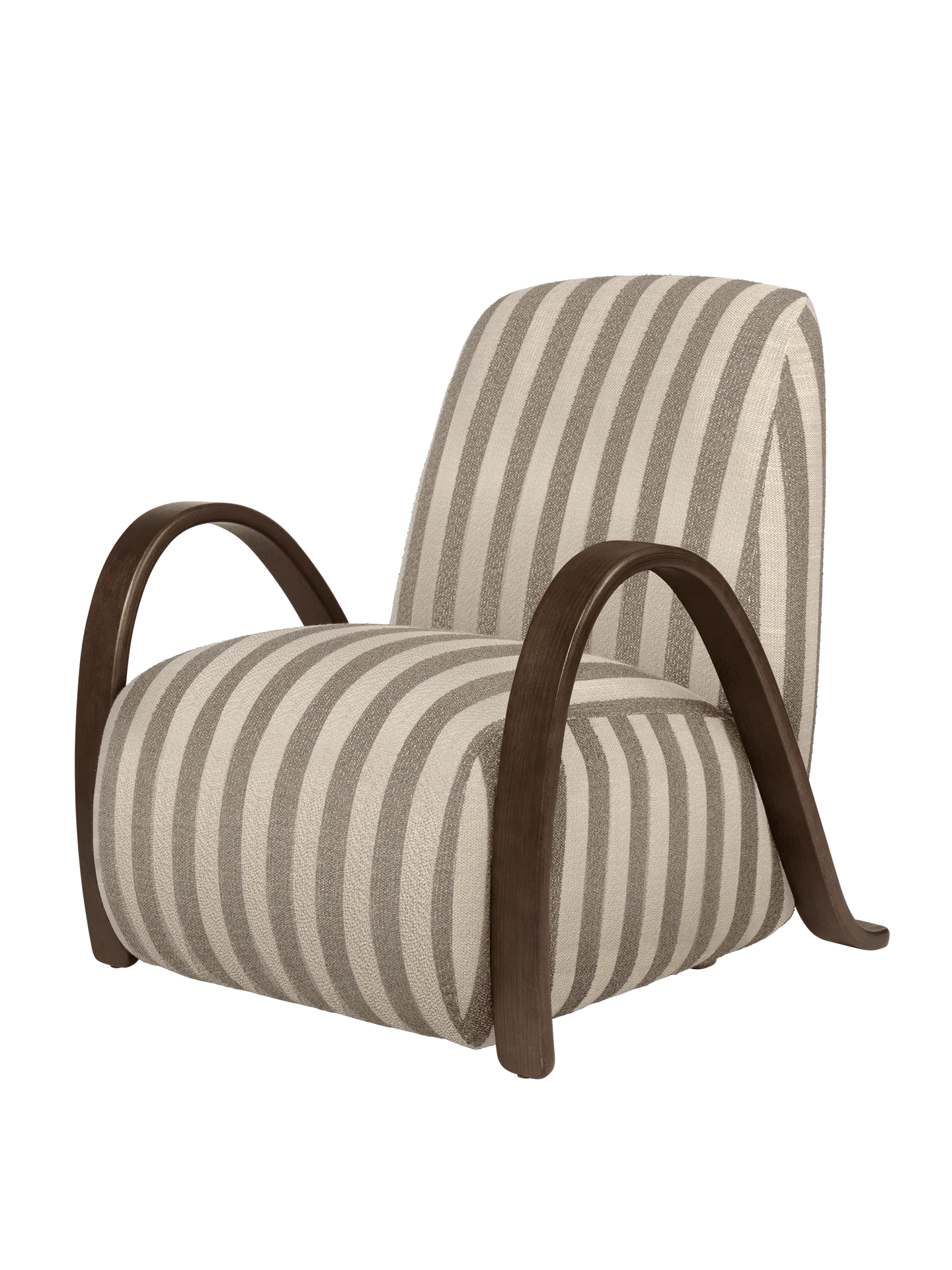 Buur Lounge Chair - Louisiana - Sand/Off-White - UK