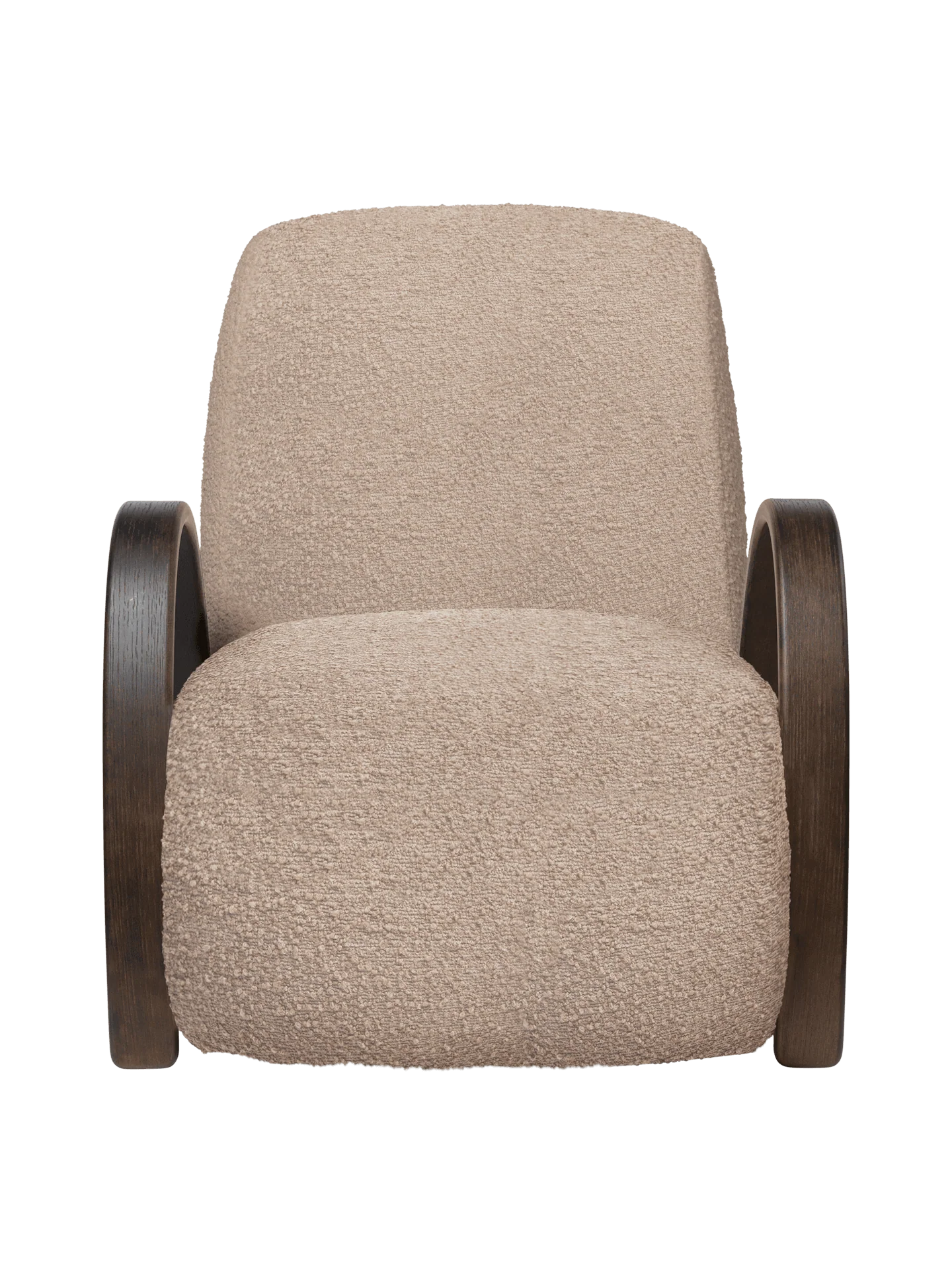 Buur Lounge Chair - Raw Bouclé - Natural - UK - Image 2