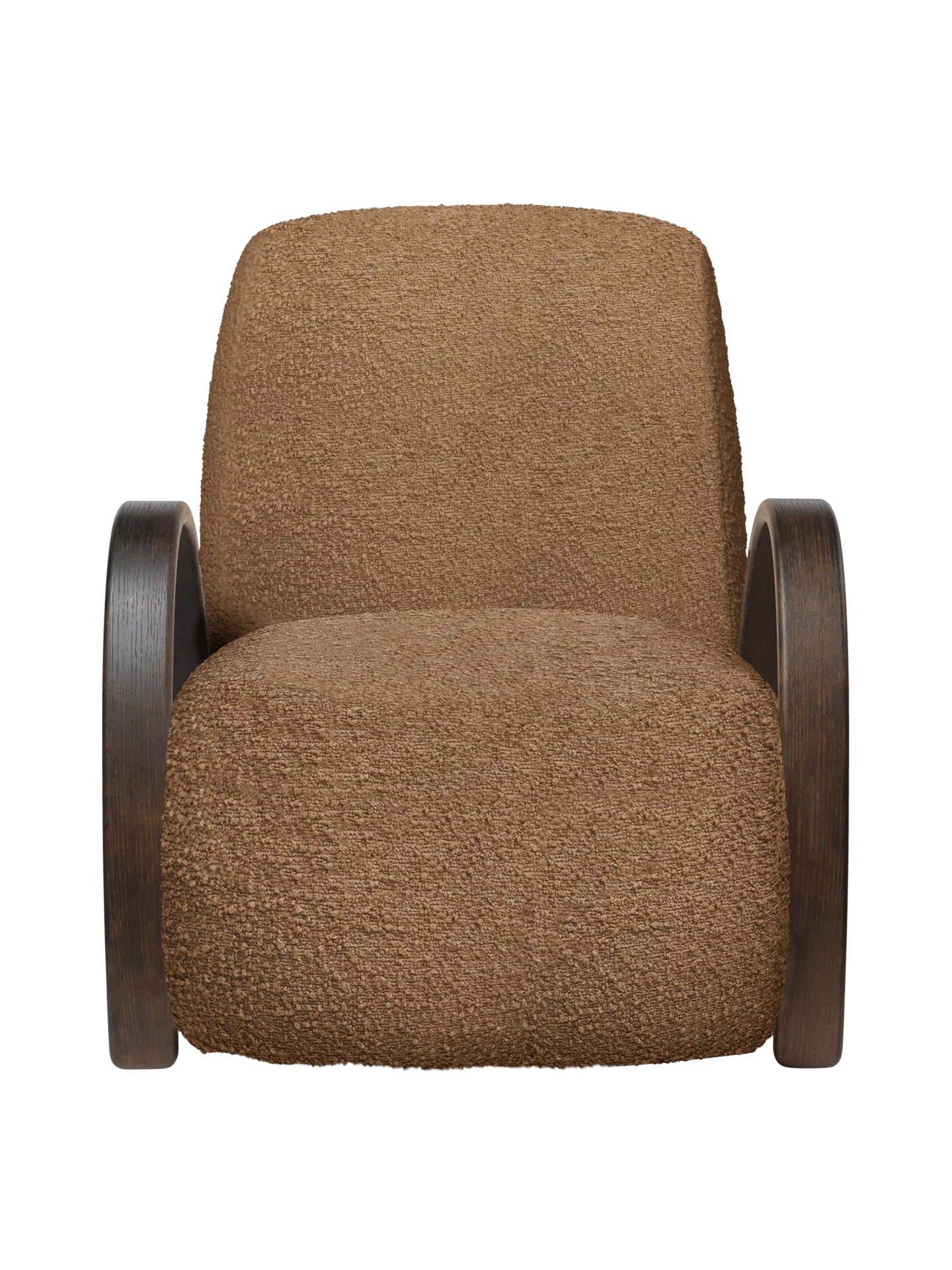 Buur Lounge Chair - Raw Bouclé - Tan - UK - Image 2