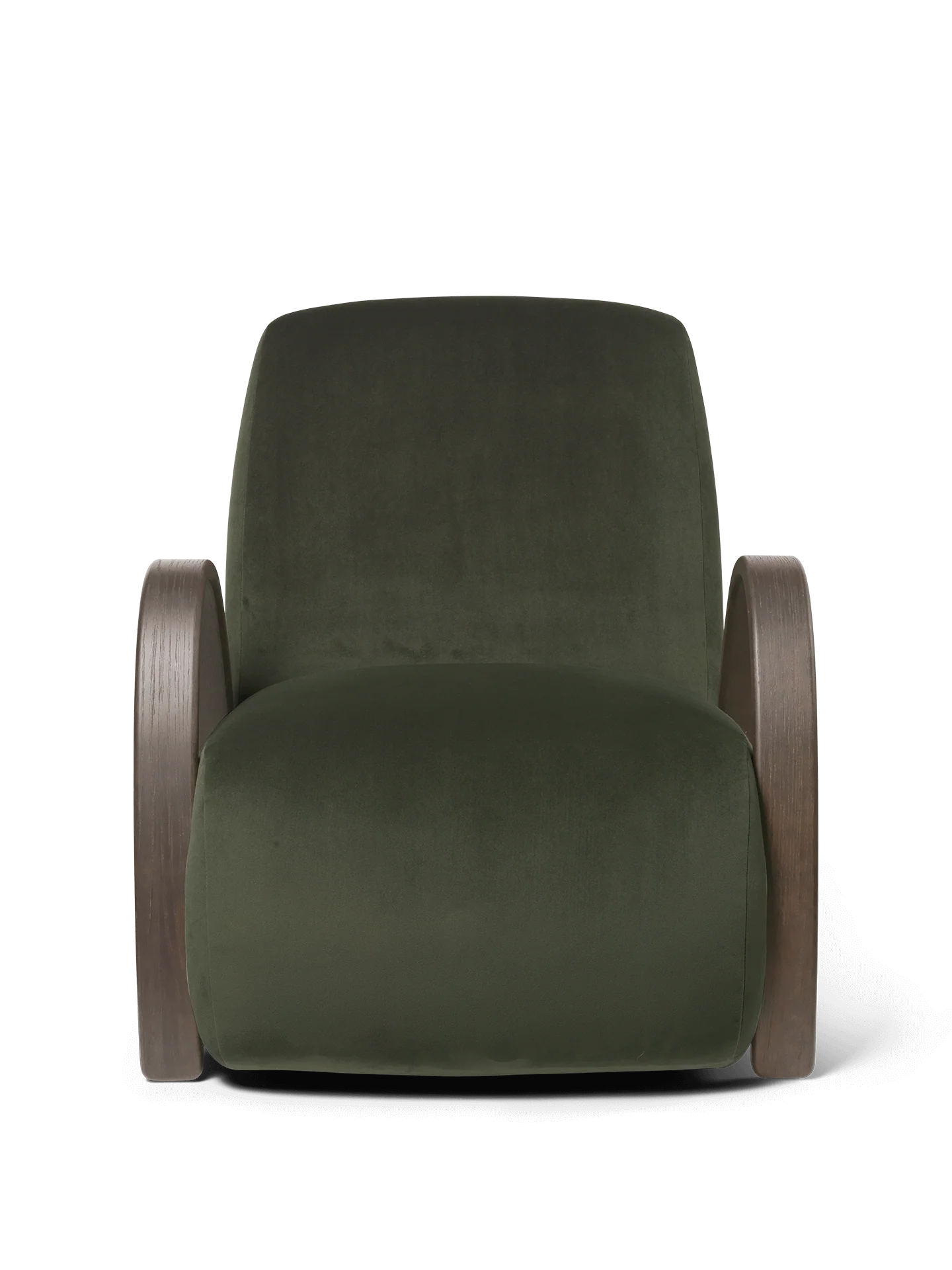 Buur Lounge Chair - Rich Velvet - Pine - UK - Image 3