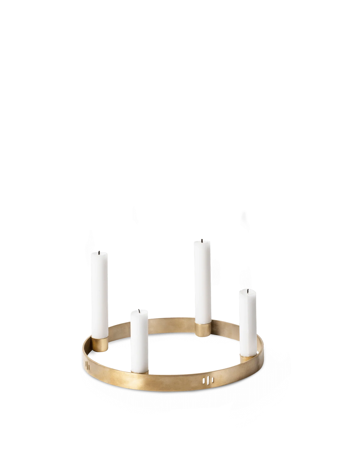 Candle Holder Circle - Small - Brass