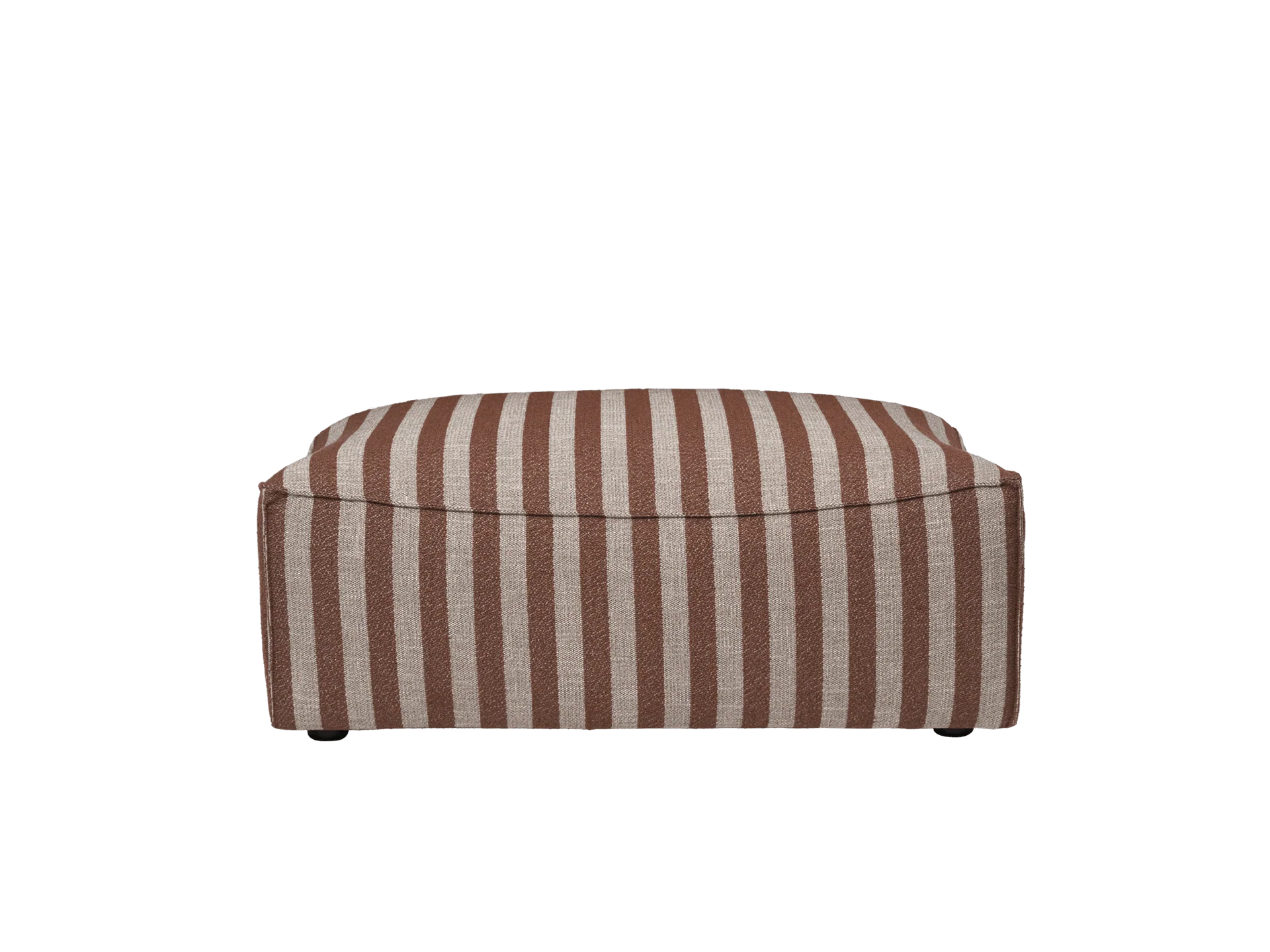 Catena Pouf Rectangular L501 - Louisiana - Sand/Chocolate - UK