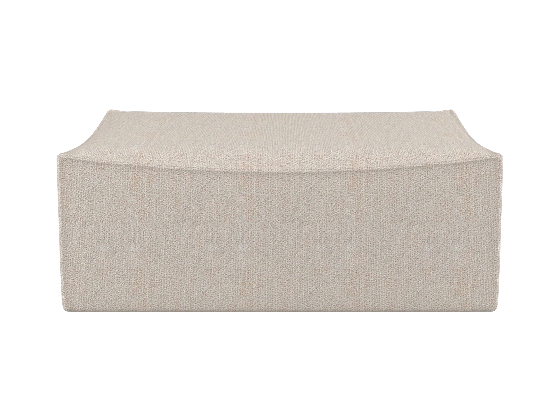 Catena Pouf Rectangular L501 - Soft Bouclé - Natural - UK