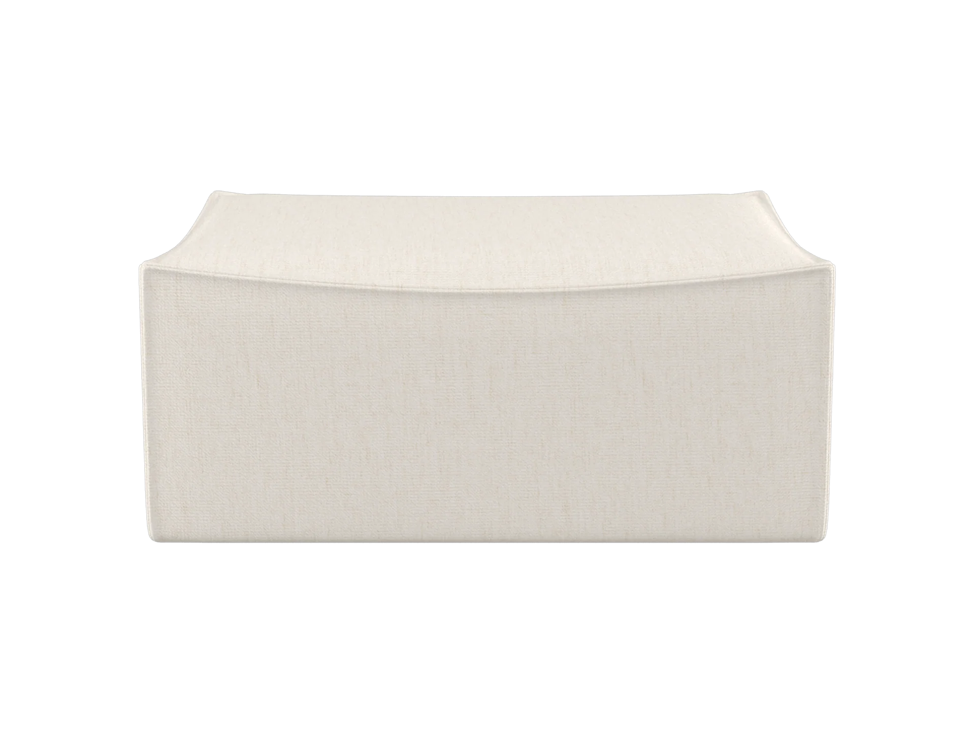 Catena Pouf Rectangular S501 - Bouclé - Off-White - UK