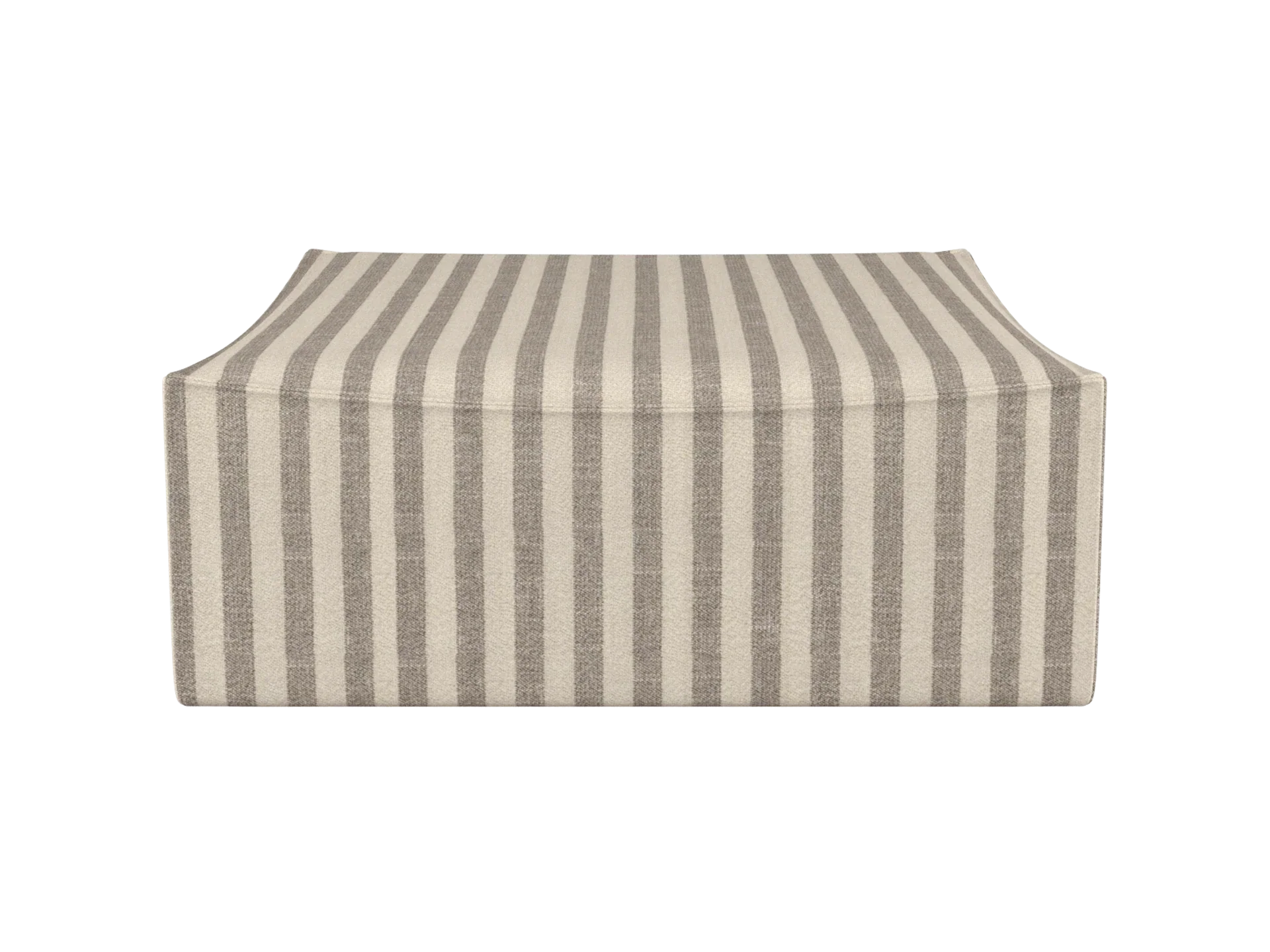 Catena Pouf Square L500 - Louisiana - Sand/Off-White - UK