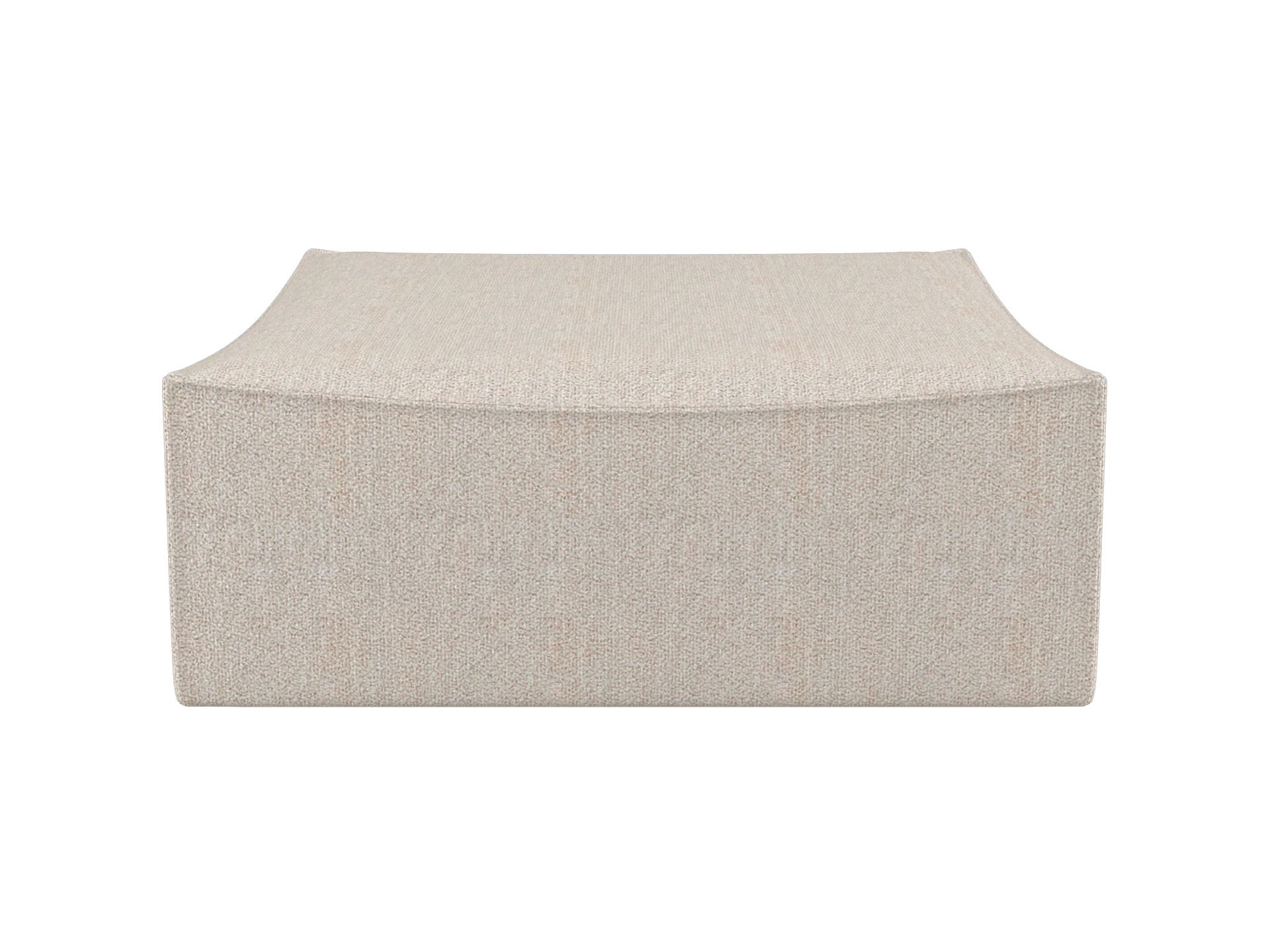 Catena Pouf Square L500 - Soft Bouclé - Natural - UK