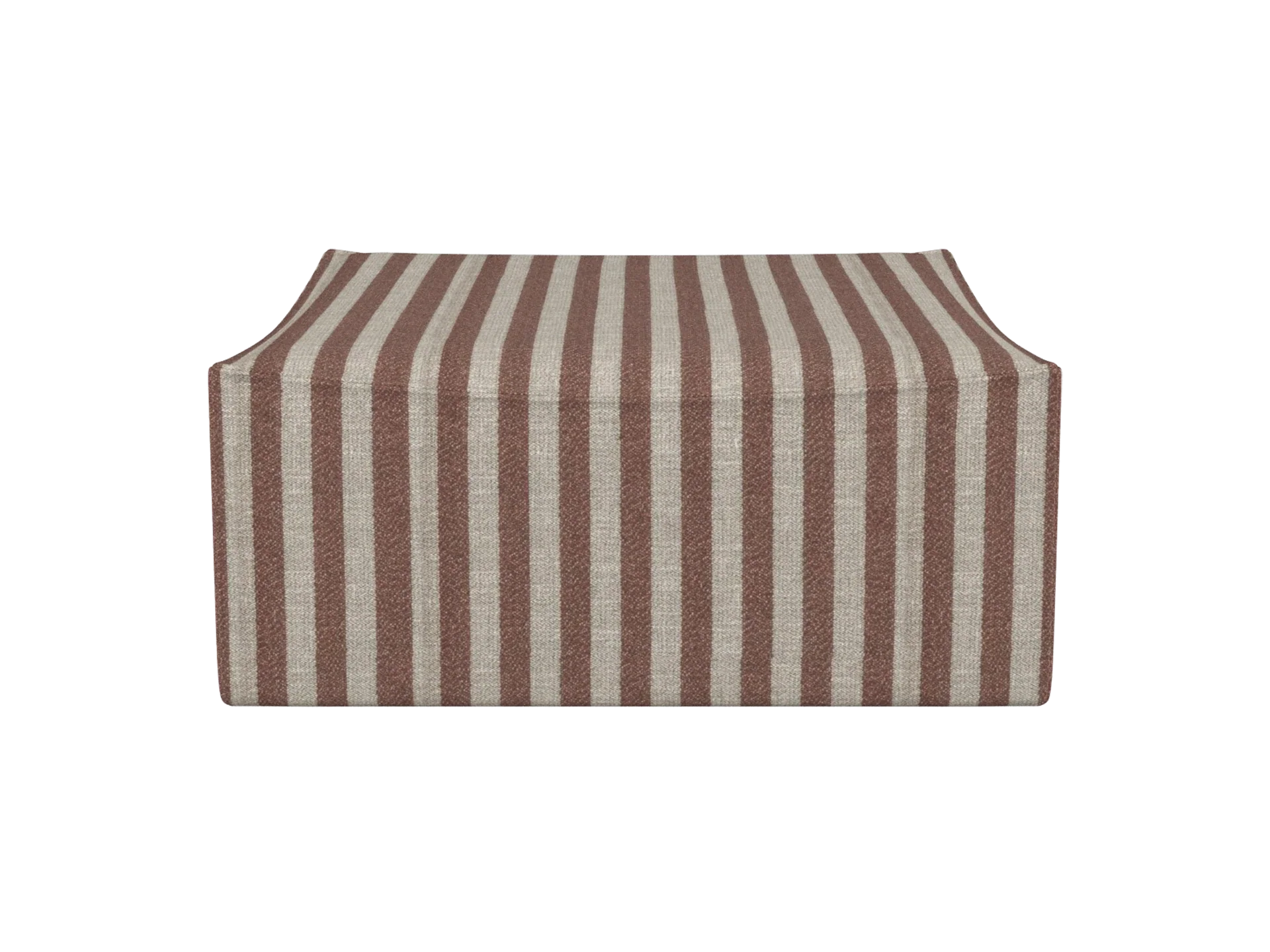 Catena Pouf Square S500 - Louisiana - Sand/Chocolate - UK