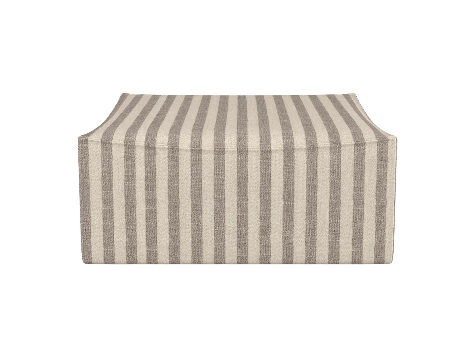 Catena Pouf Square S500 - Louisiana - Sand/Off-White - UK