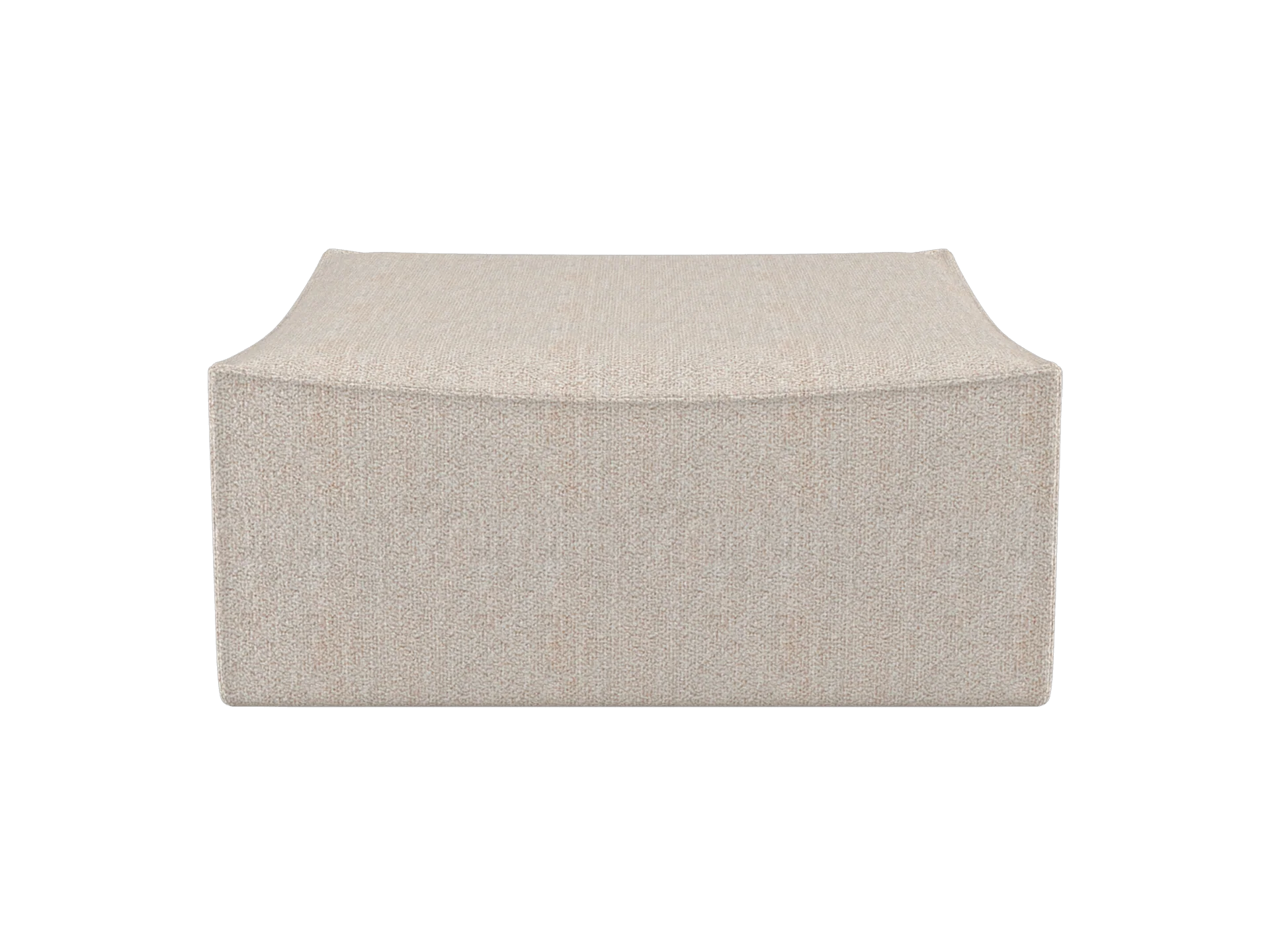 Catena Pouf Square S500 - Soft Bouclé - Natural - UK