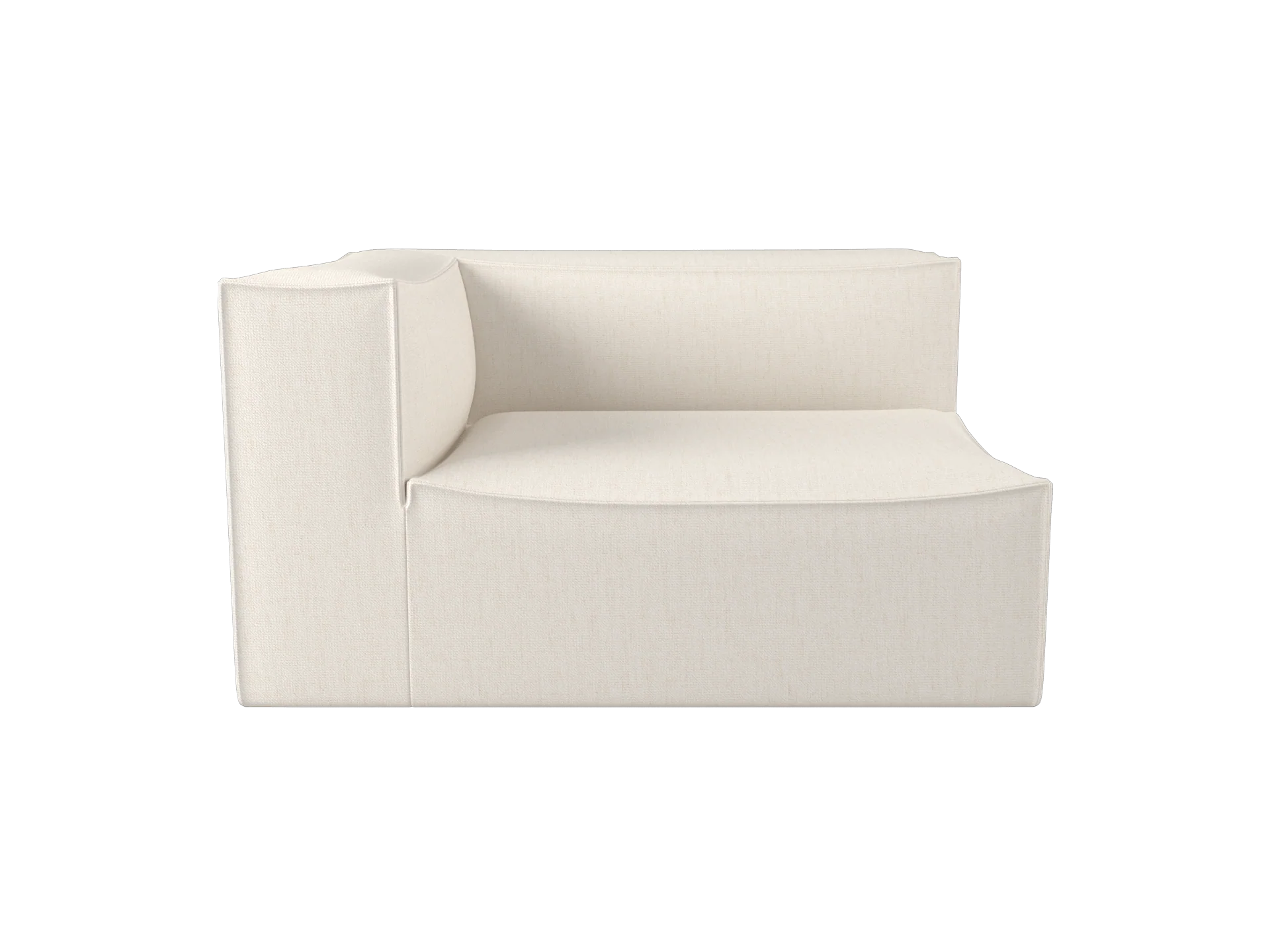 Catena Sofa Armrest Left L400 - Bouclé - Off-White - UK
