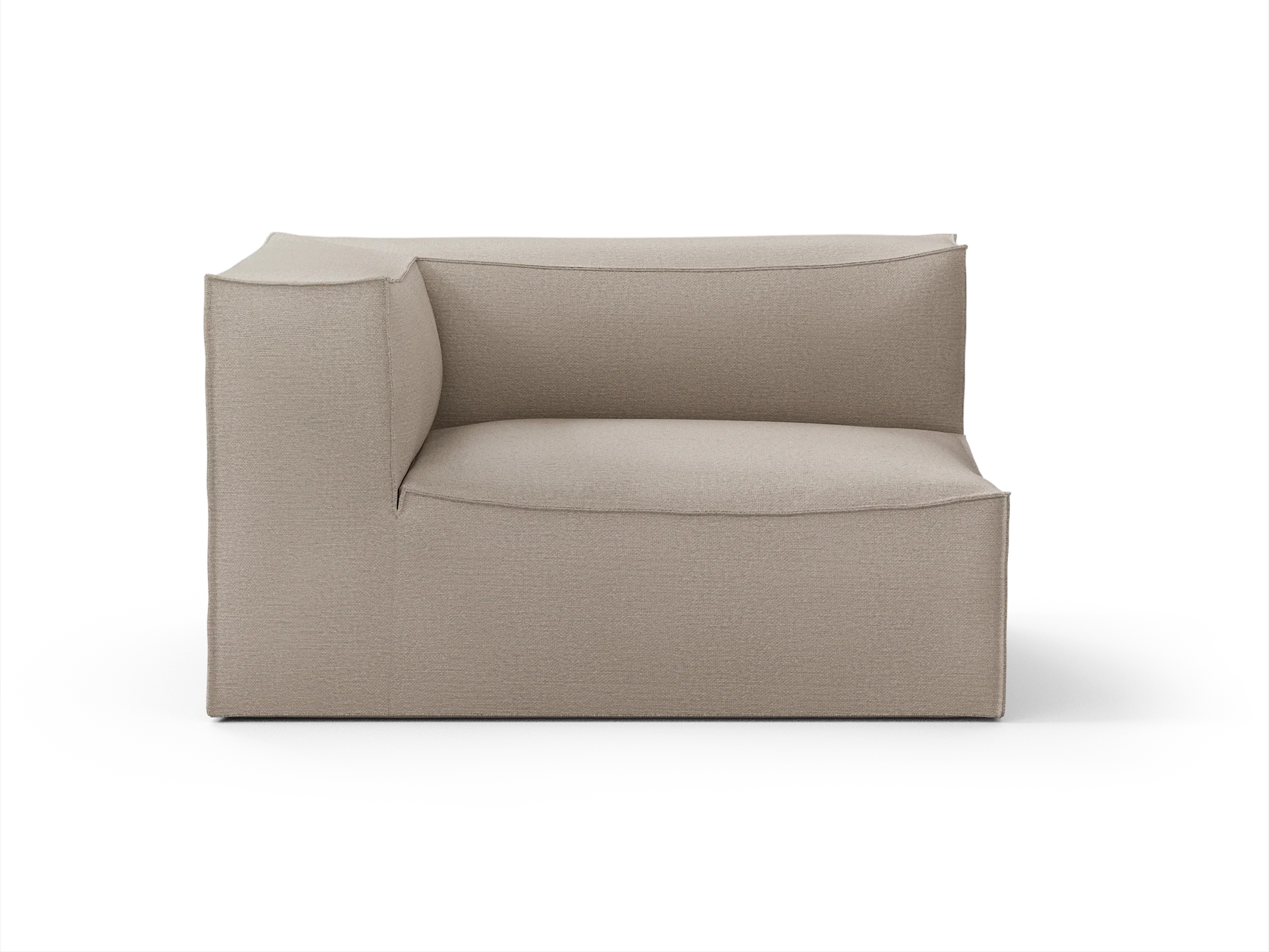 Catena Sofa Armrest Left L400 - Cotton Linen - Natural - UK
