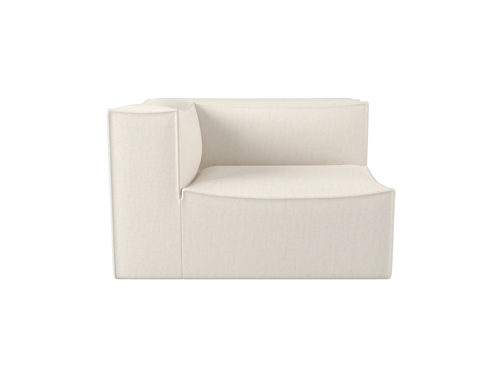 Catena Sofa Armrest Left S400 - Bouclé - Off-White - UK
