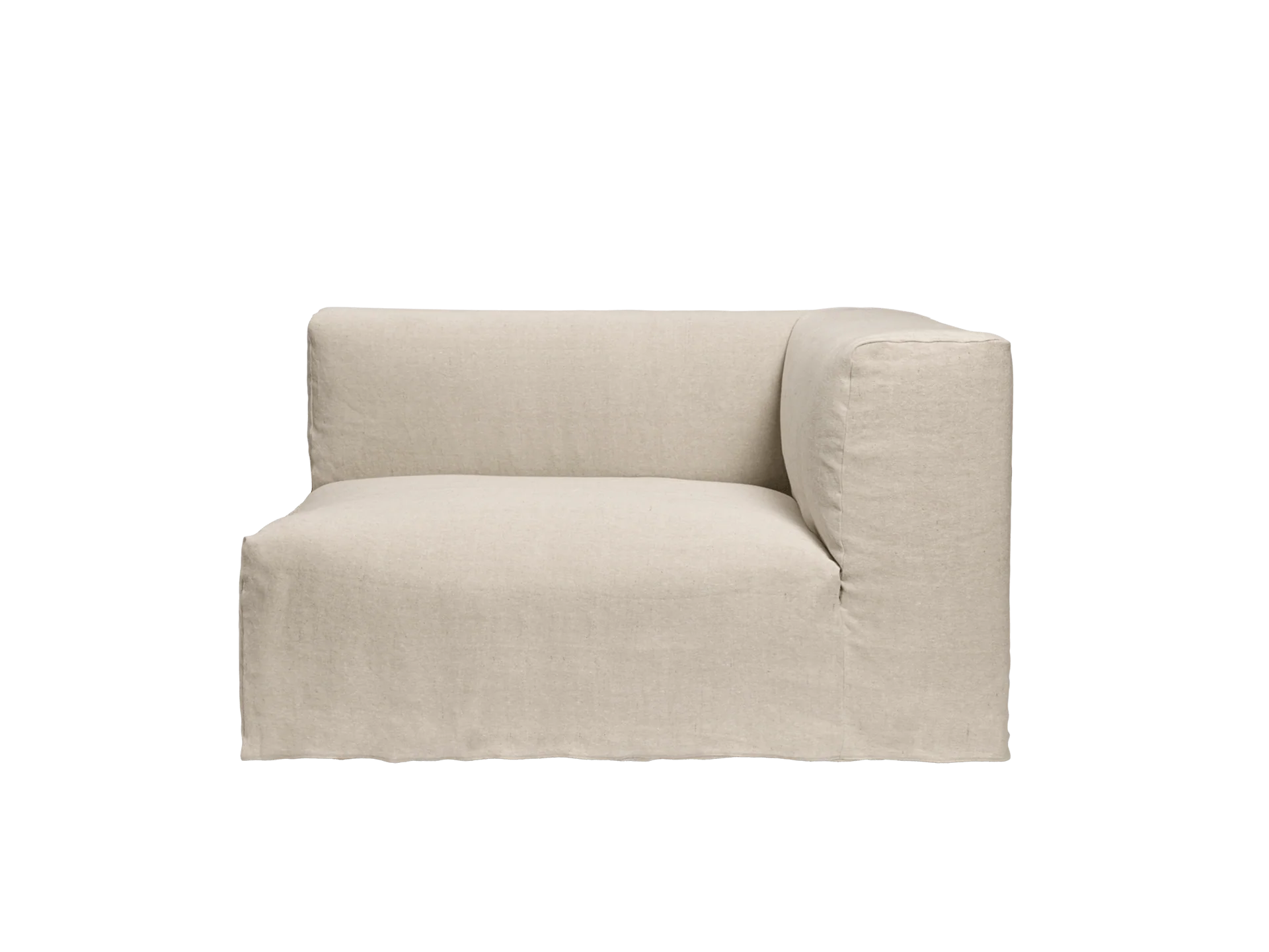 Catena Sofa Armrest Right L401 - Loose Drape - Natural - UK