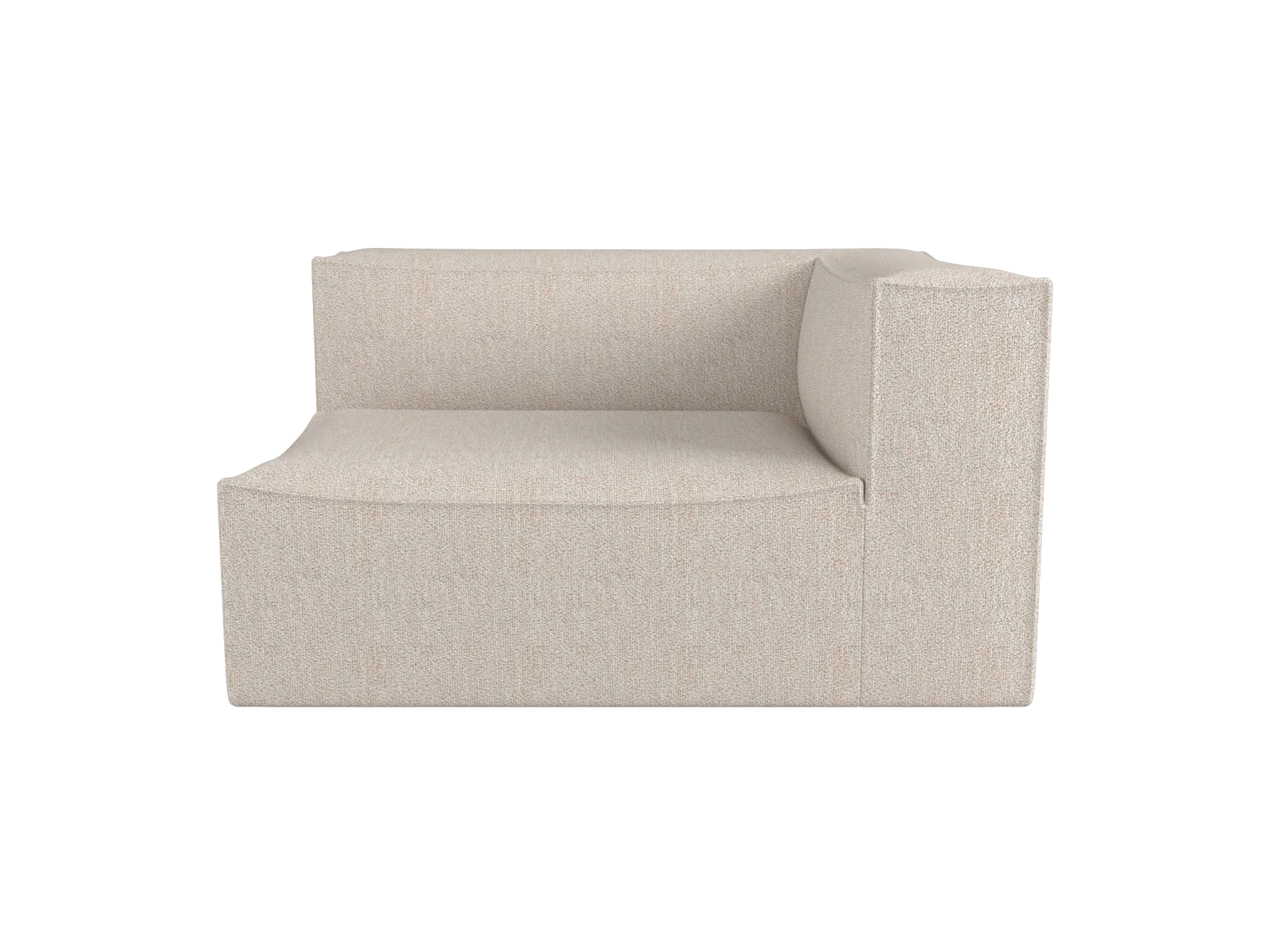 Catena Sofa Armrest Right L401 - Soft Bouclé - Natural - UK