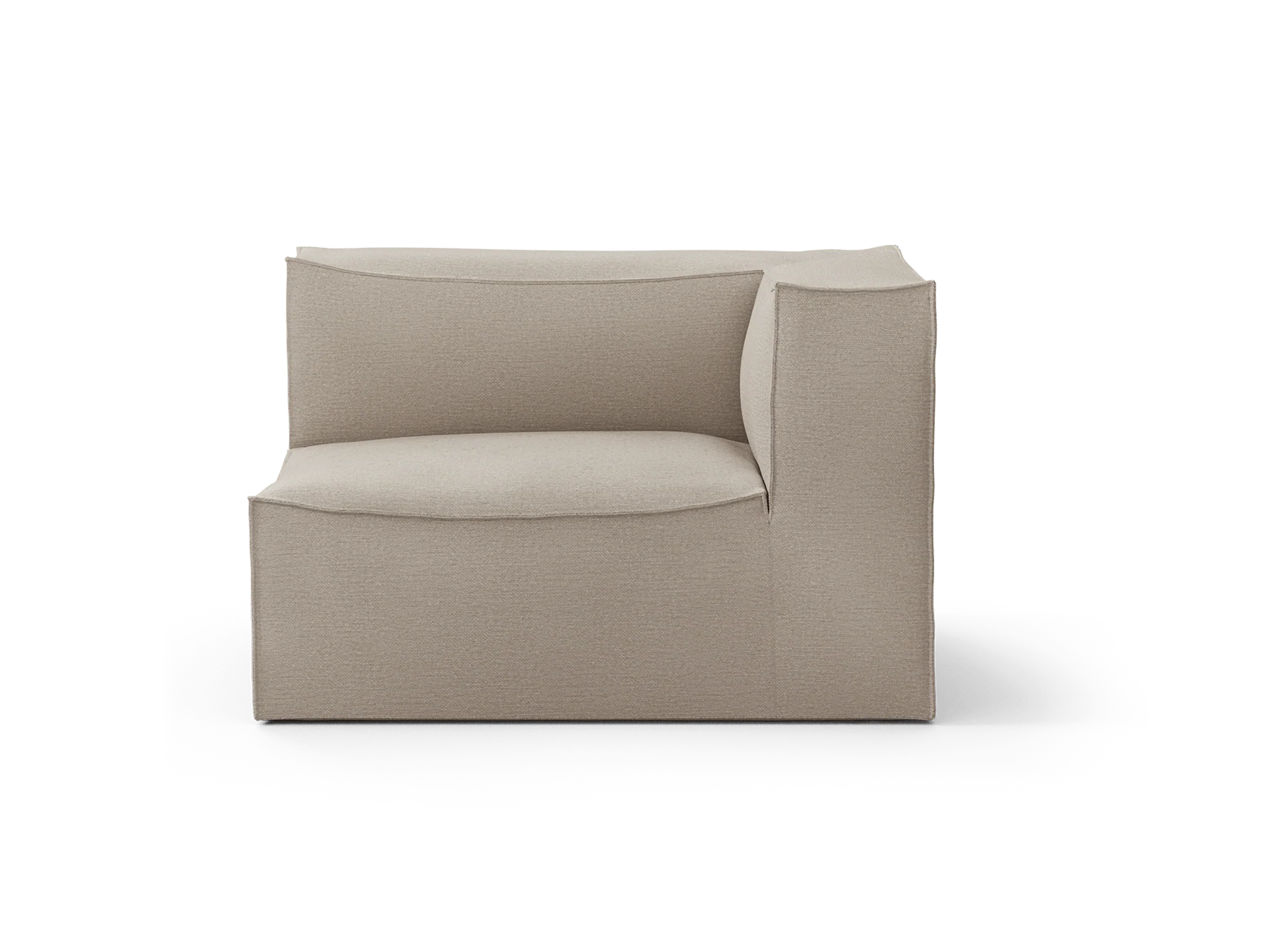 Catena Sofa Armrest Right S401 - Cotton Linen - Natural - UK