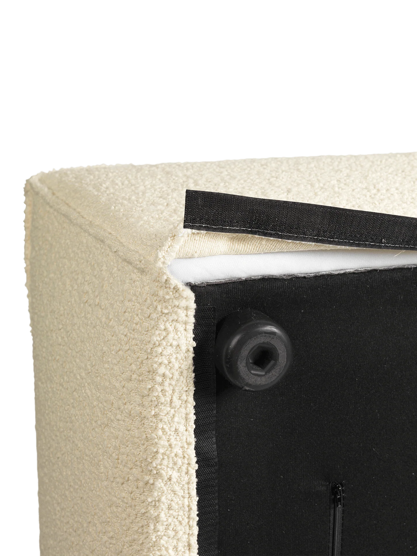 Catena Sofa Center L100 - Nordic Bouclé - Off-White - UK - Image 3