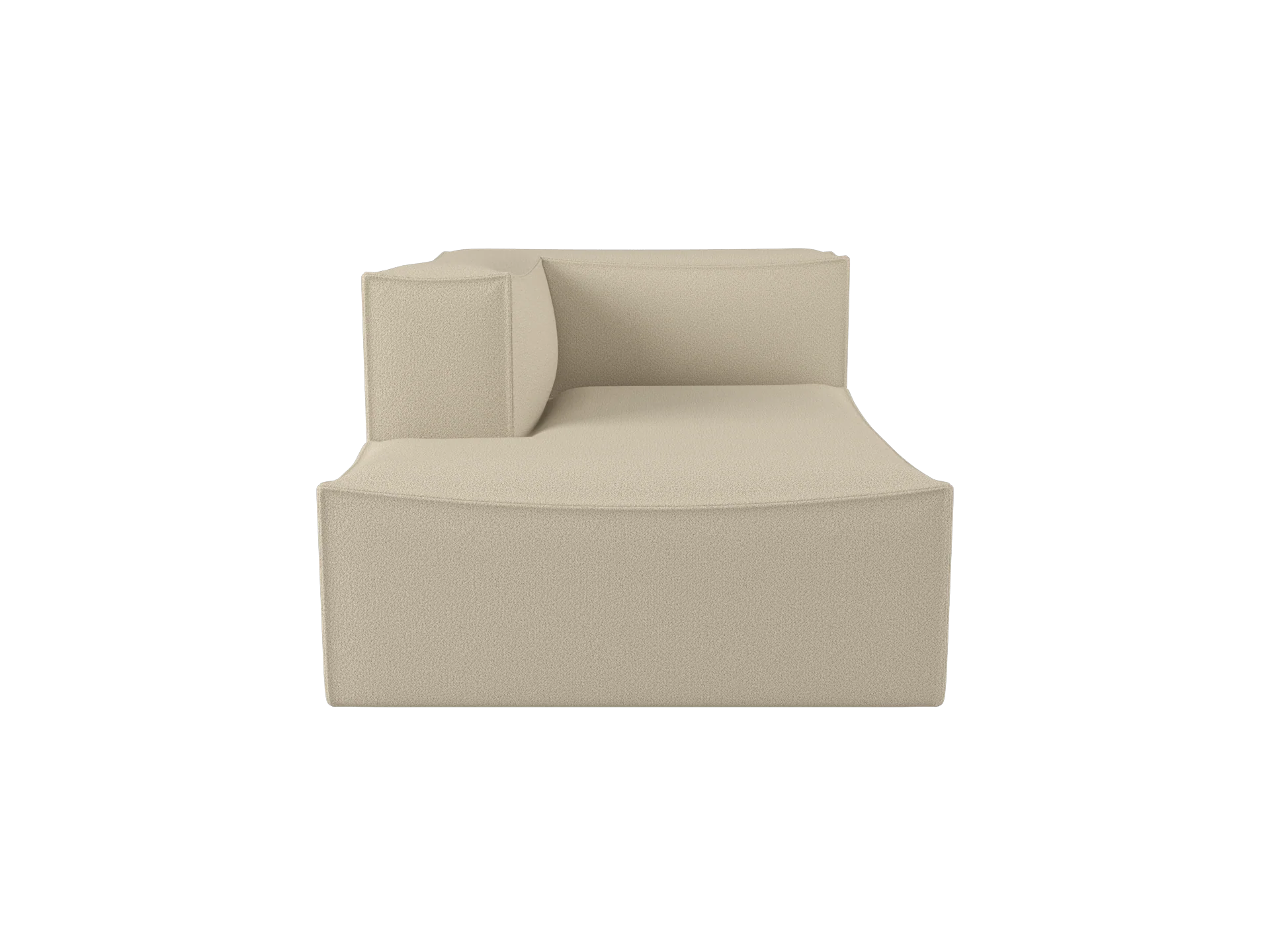 Catena Sofa Chaise Longue Left L600 - Cotton Linen - Natural - UK