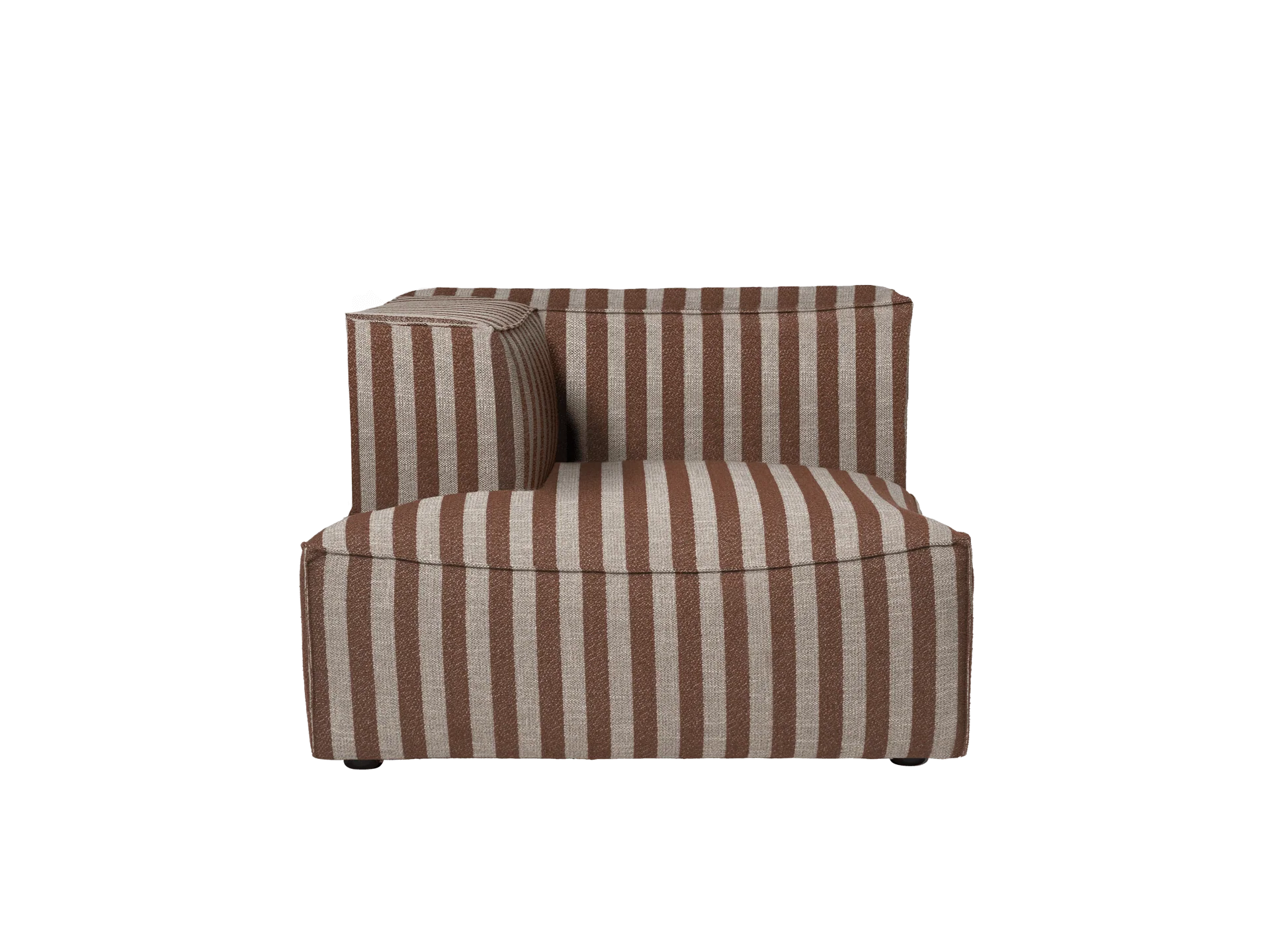 Catena Sofa Chaise Longue Left L600 - Louisiana - Sand/Chocolate - UK