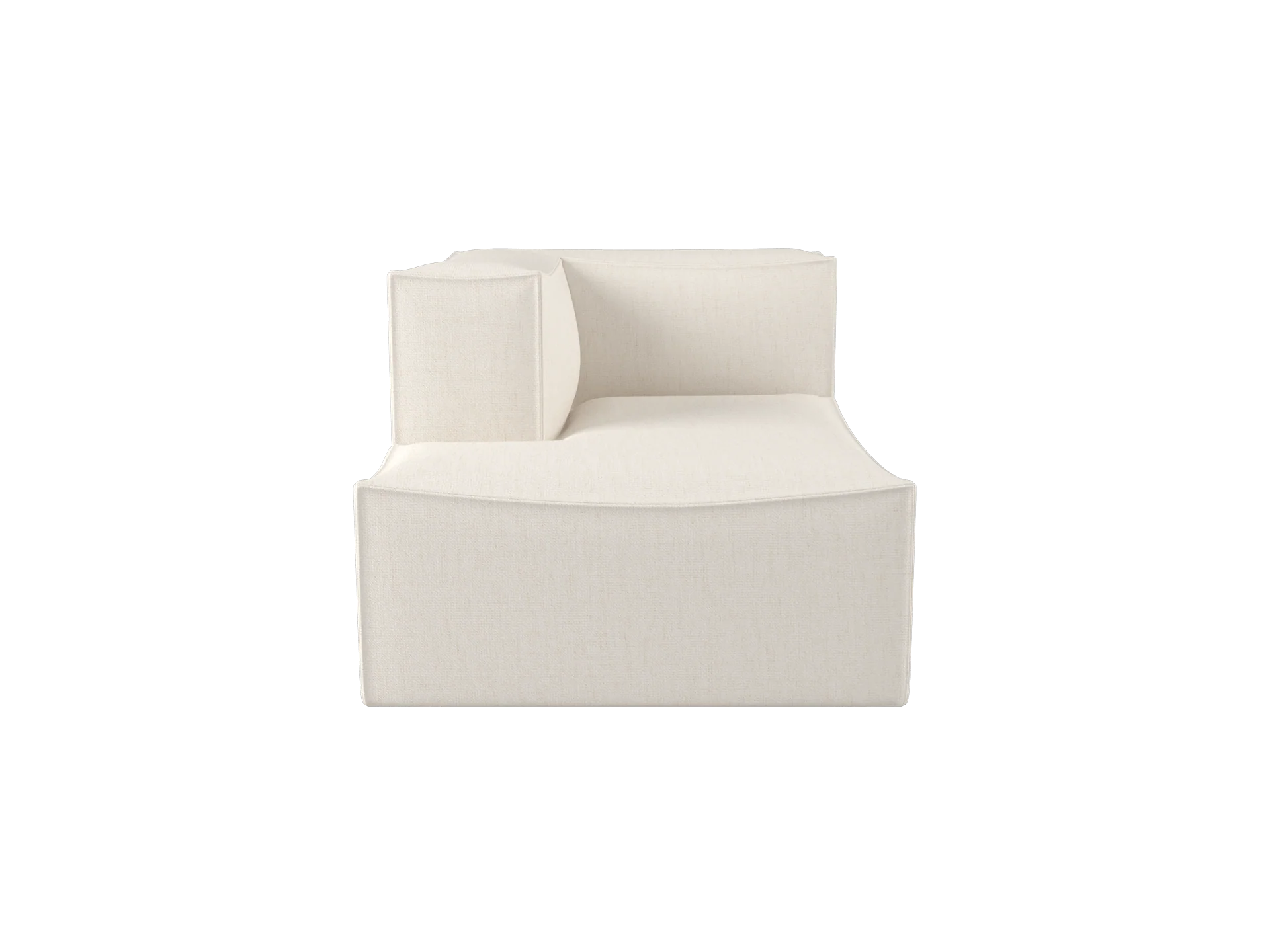 Catena Sofa Chaise Longue Left S600 - Bouclé - Off-White - UK