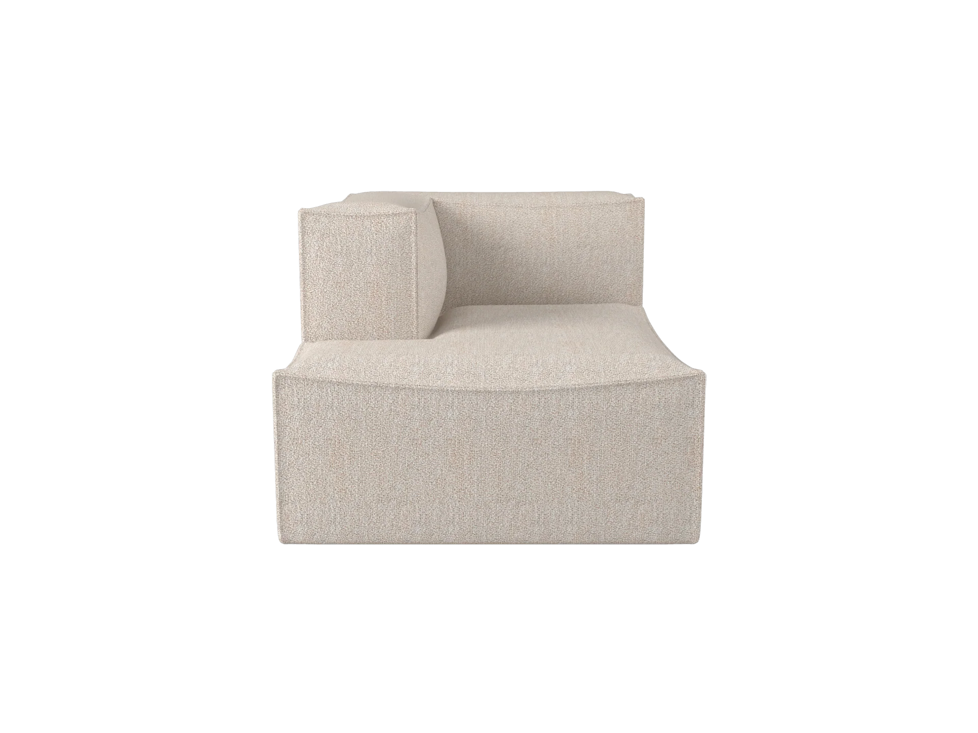 Catena Sofa Chaise Longue Left S600 - Soft Bouclé - Natural - UK