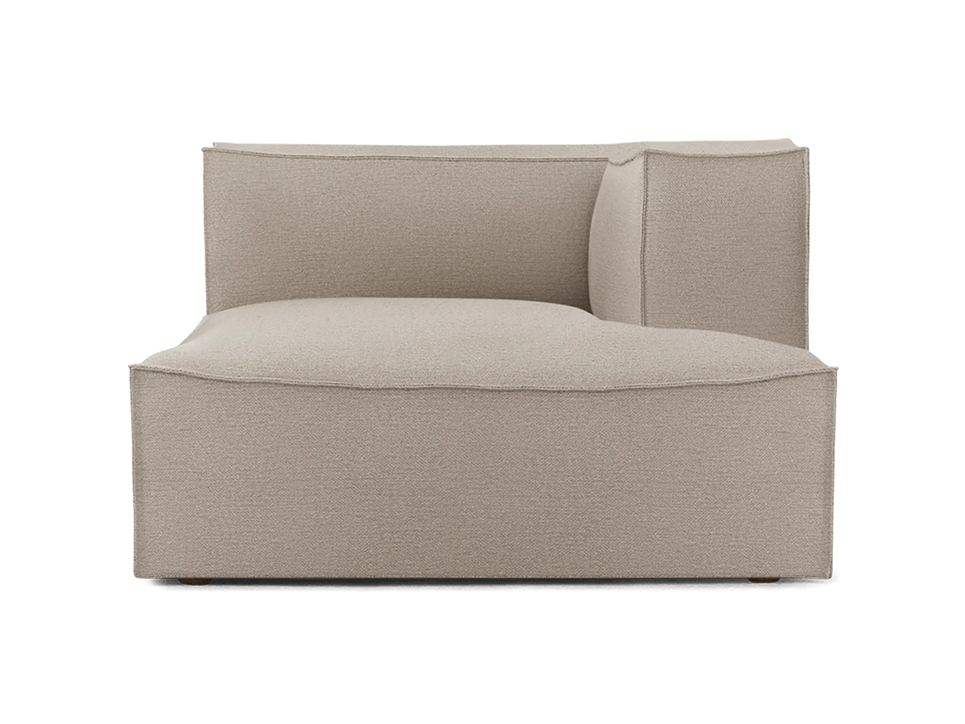 Catena Sofa Chaise Longue Right L601 - Cotton Linen - Natural - UK