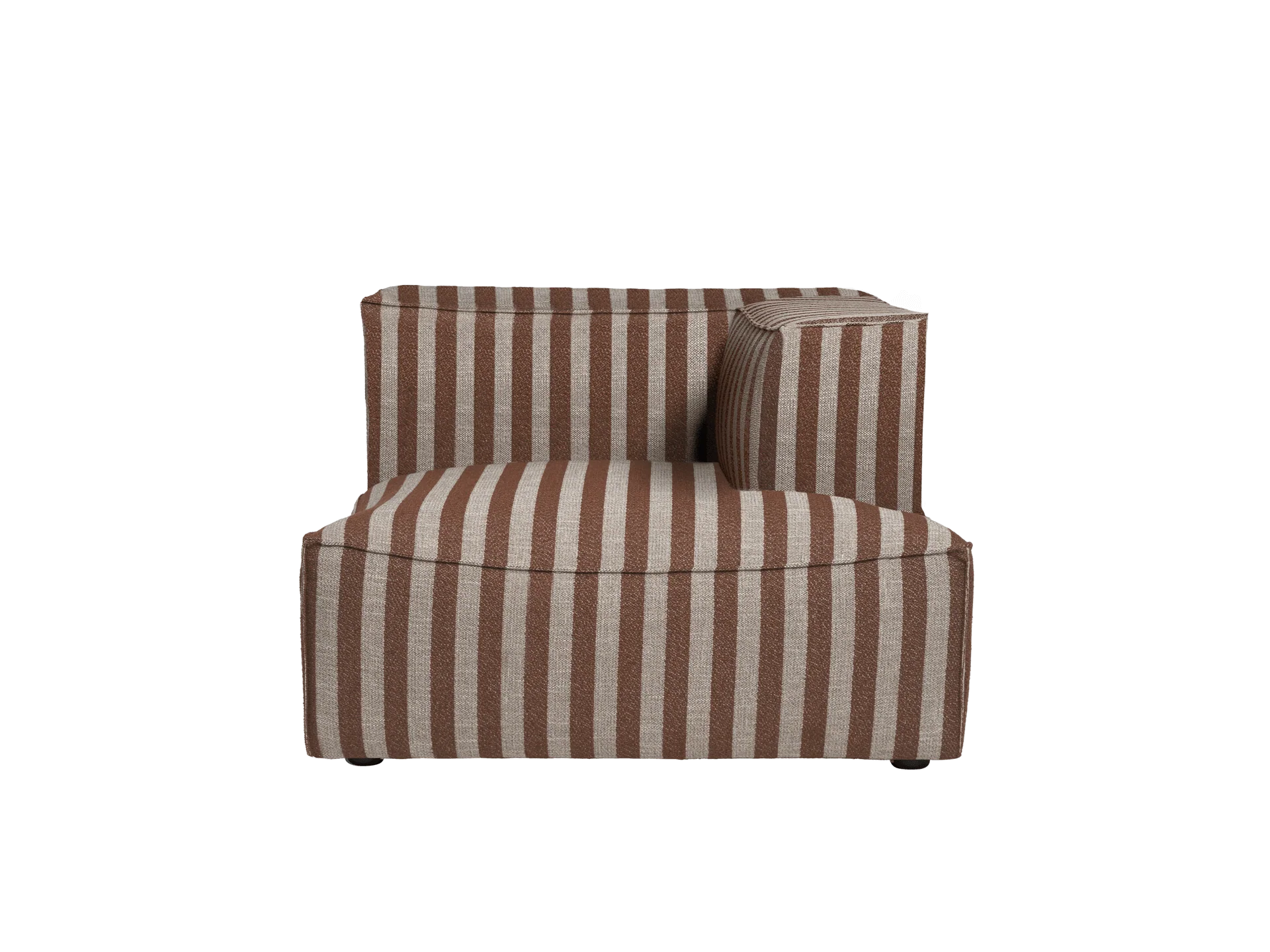 Catena Sofa Chaise Longue Right L601 - Louisiana - Sand/Chocolate - UK