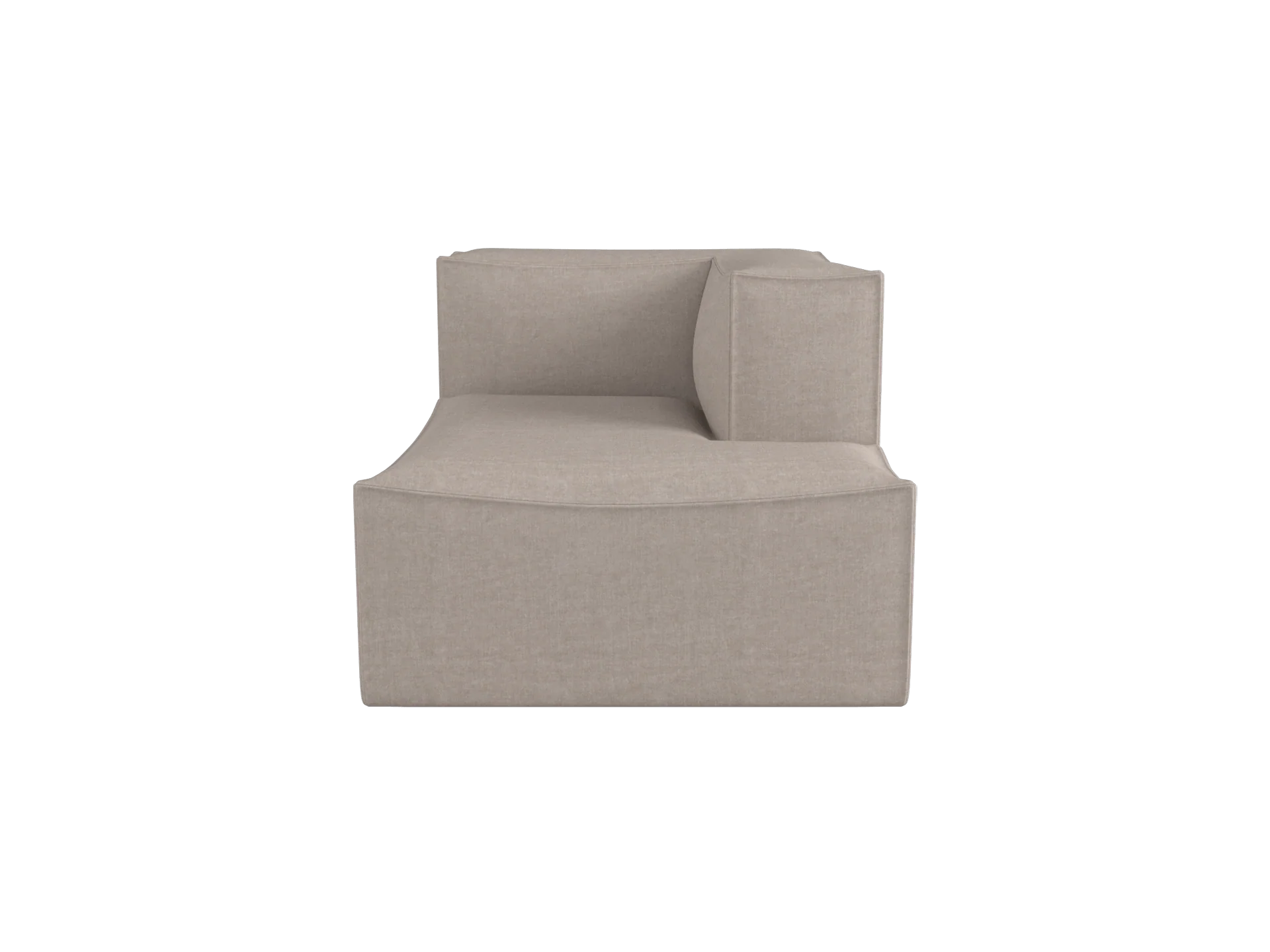 Catena Sofa Chaise Longue Right S601 - Cotton Linen - Natural - UK