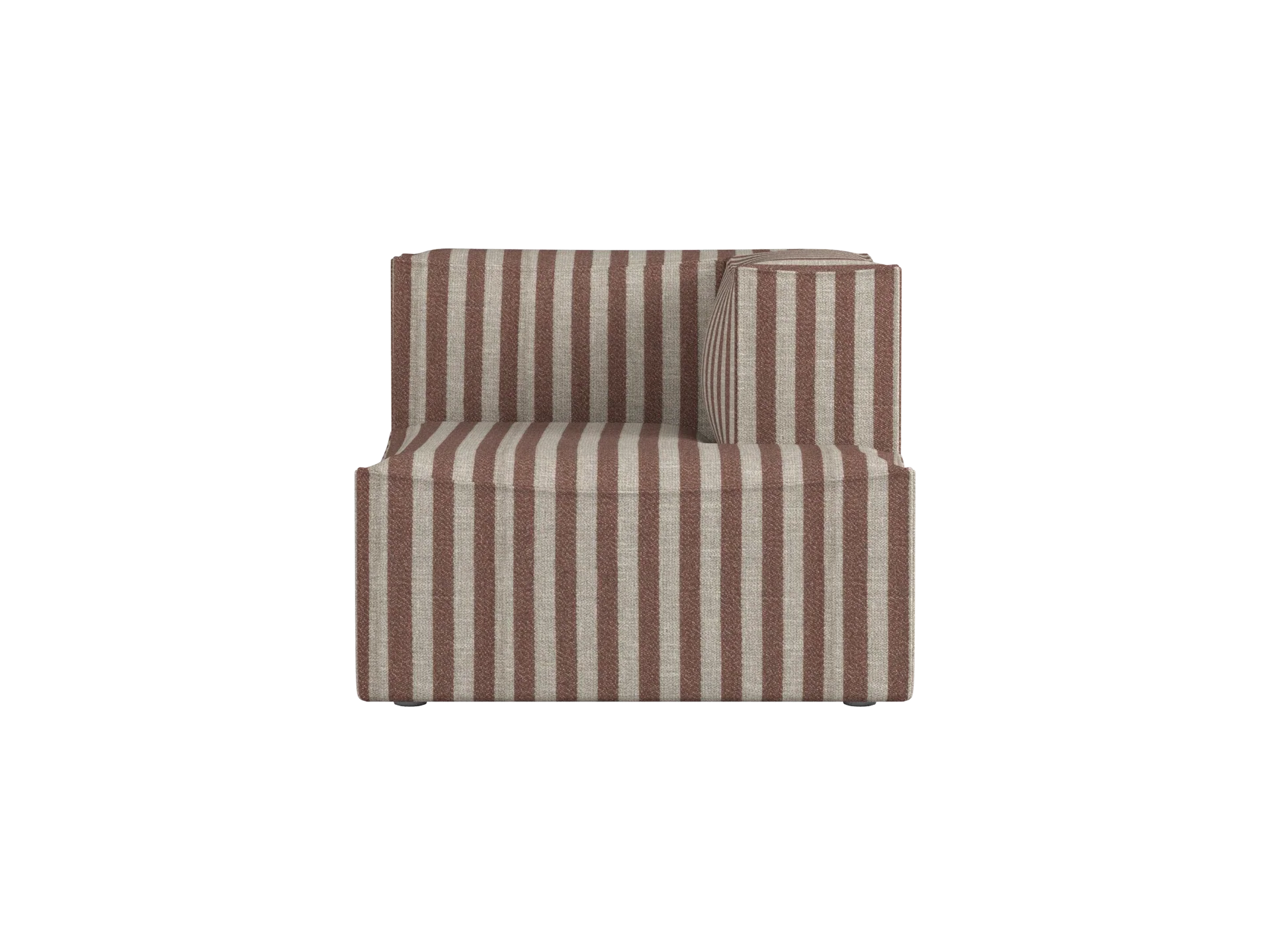 Catena Sofa Chaise Longue Right S601 - Louisiana - Sand/Chocolate - UK
