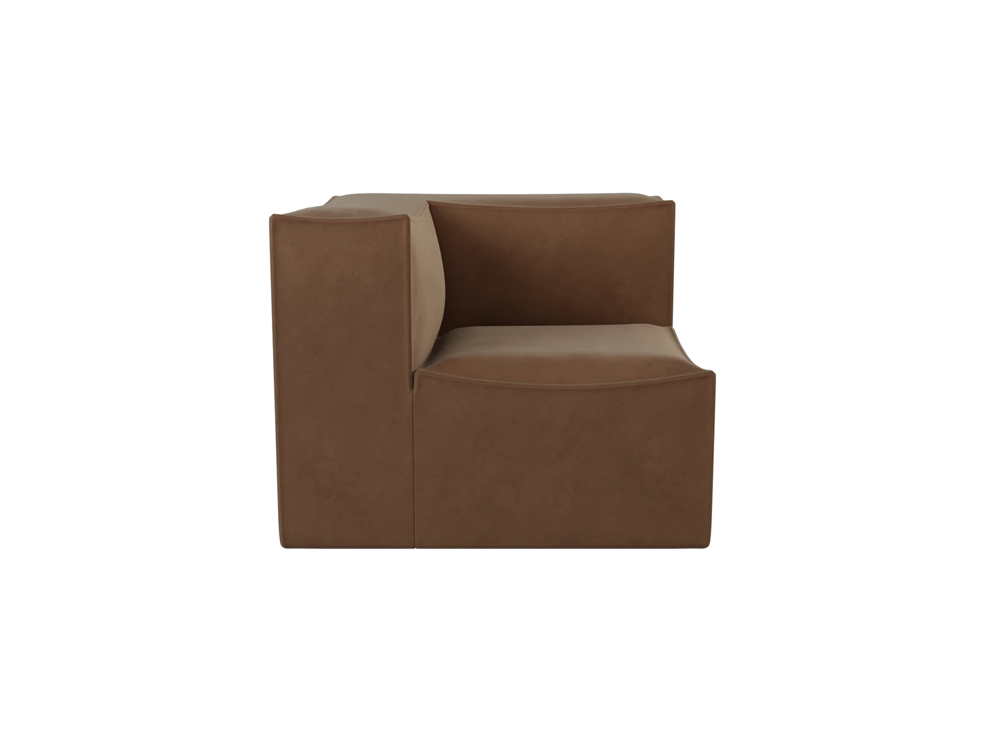 Catena Sofa Connect Corner S200 - Rich Velvet - Soft Brown - UK
