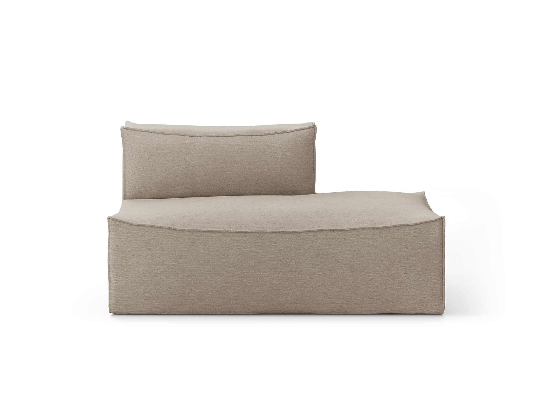 Catena Sofa Open End Right S301 - Cotton Linen - Natural - UK