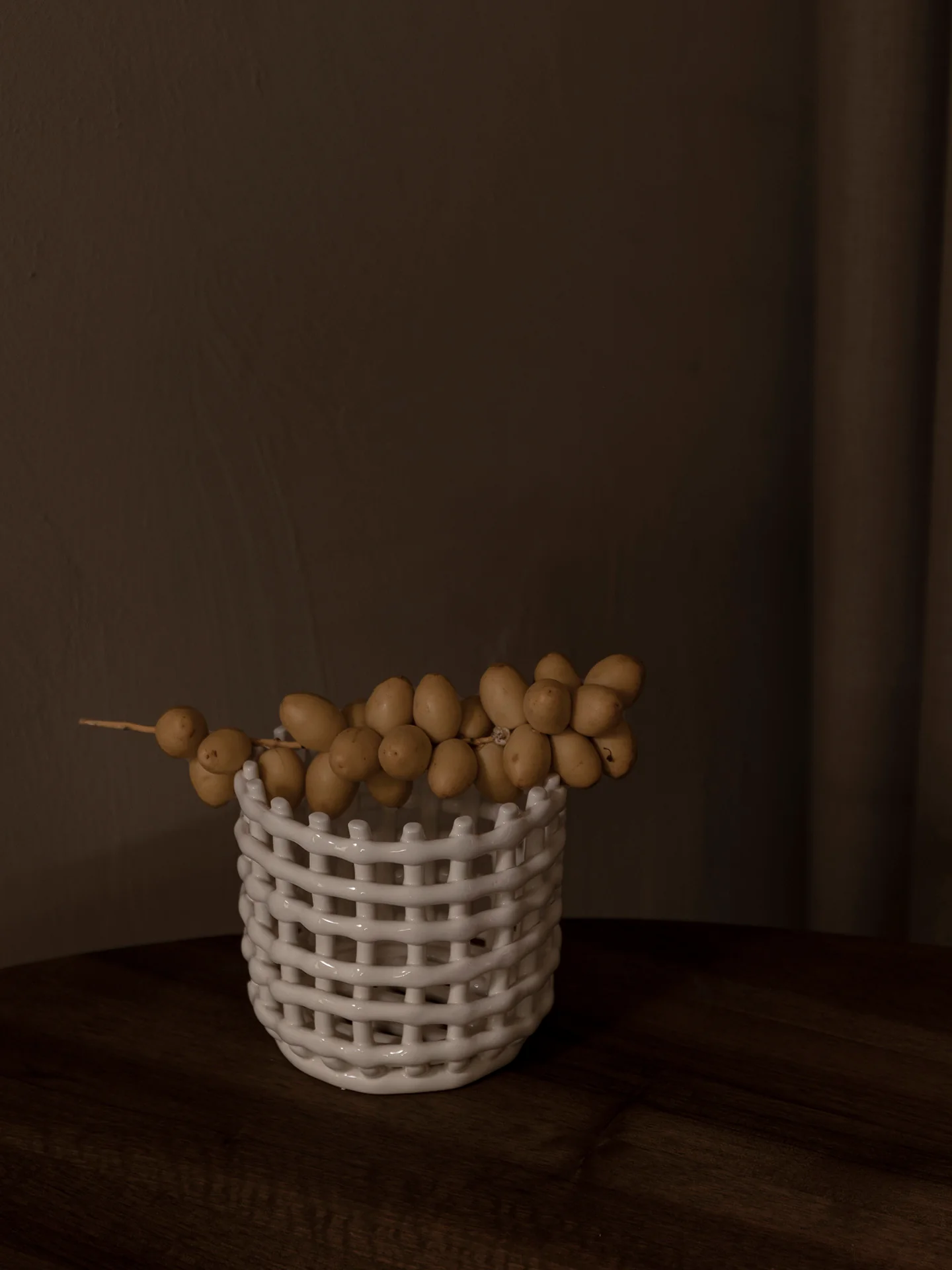Ceramic Basket - Small - Off-White - Image 2